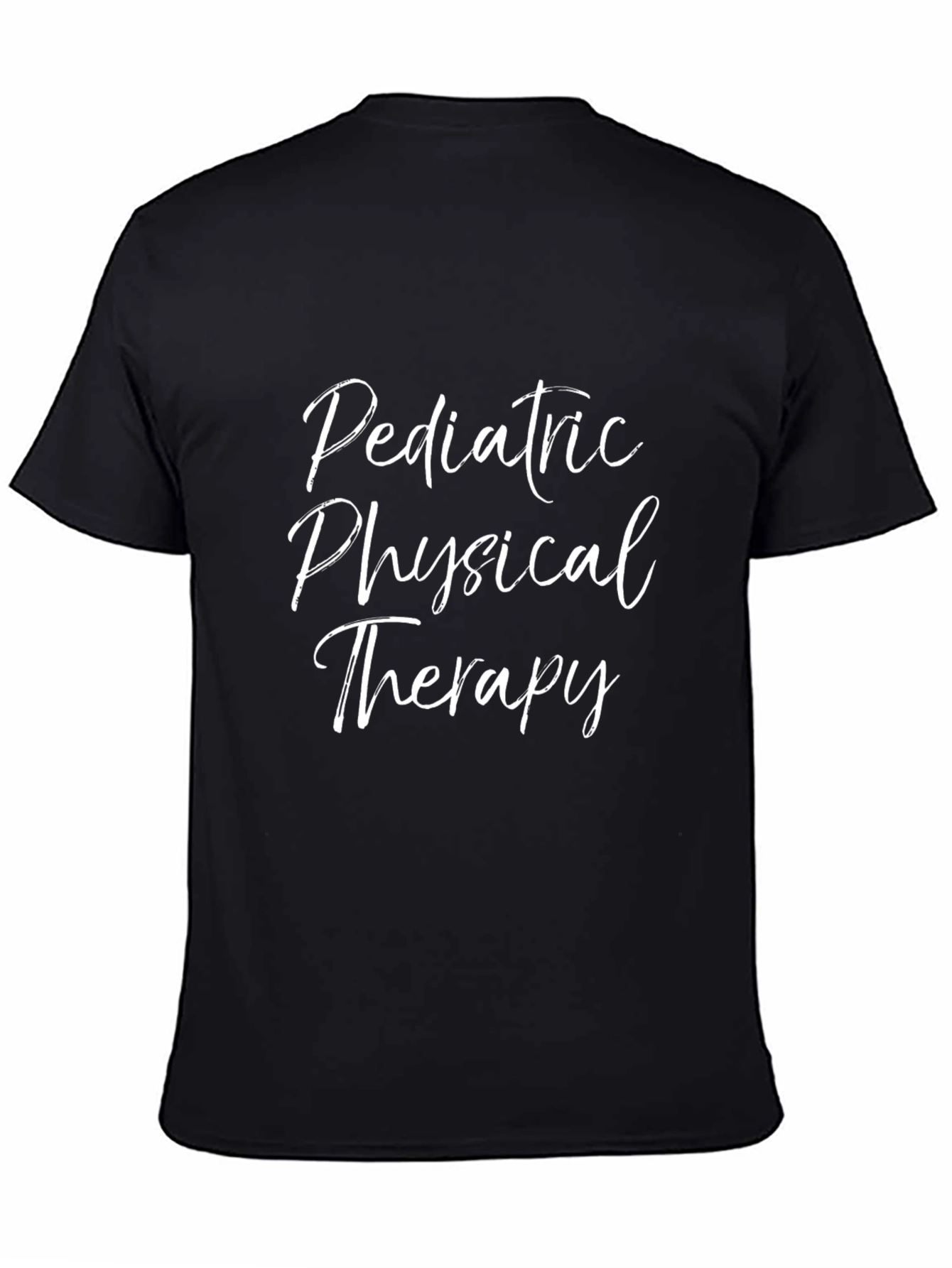 Black Pediatric Physical Therapy T-Shirt view 4