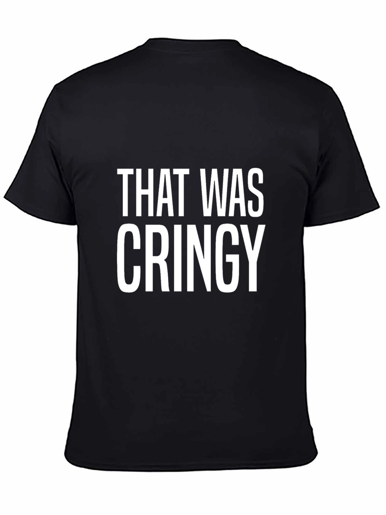 Black That Was Cringy Graphic Tee view 4