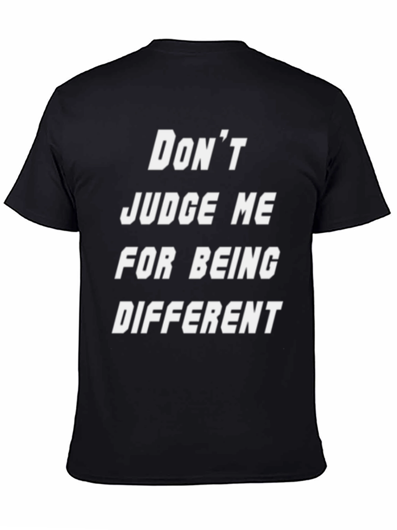Black Don't Judge Me Graphic Tee view 4