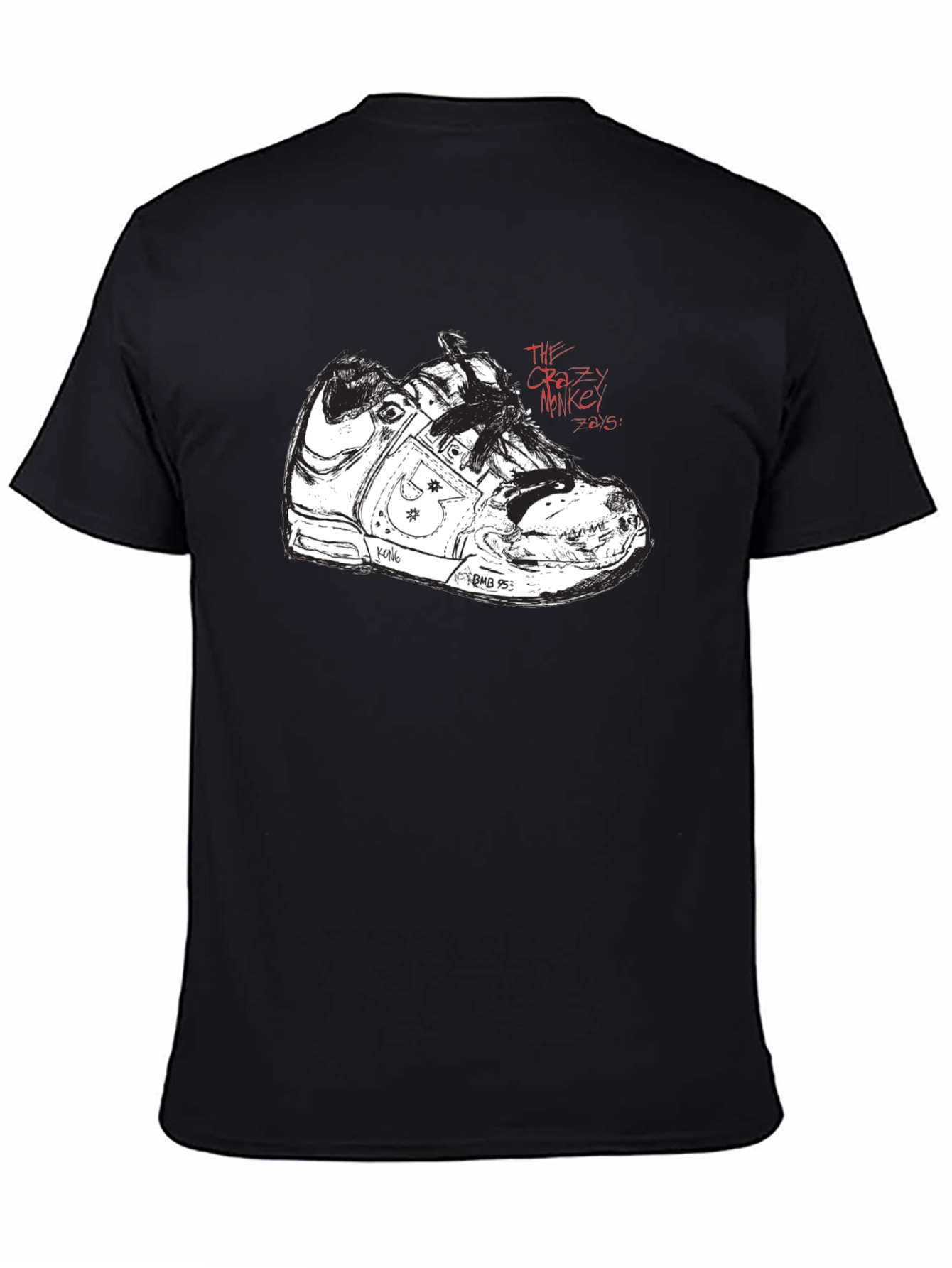 Black Sneaker Graphic Tee - Unique Streetwear Style - 4