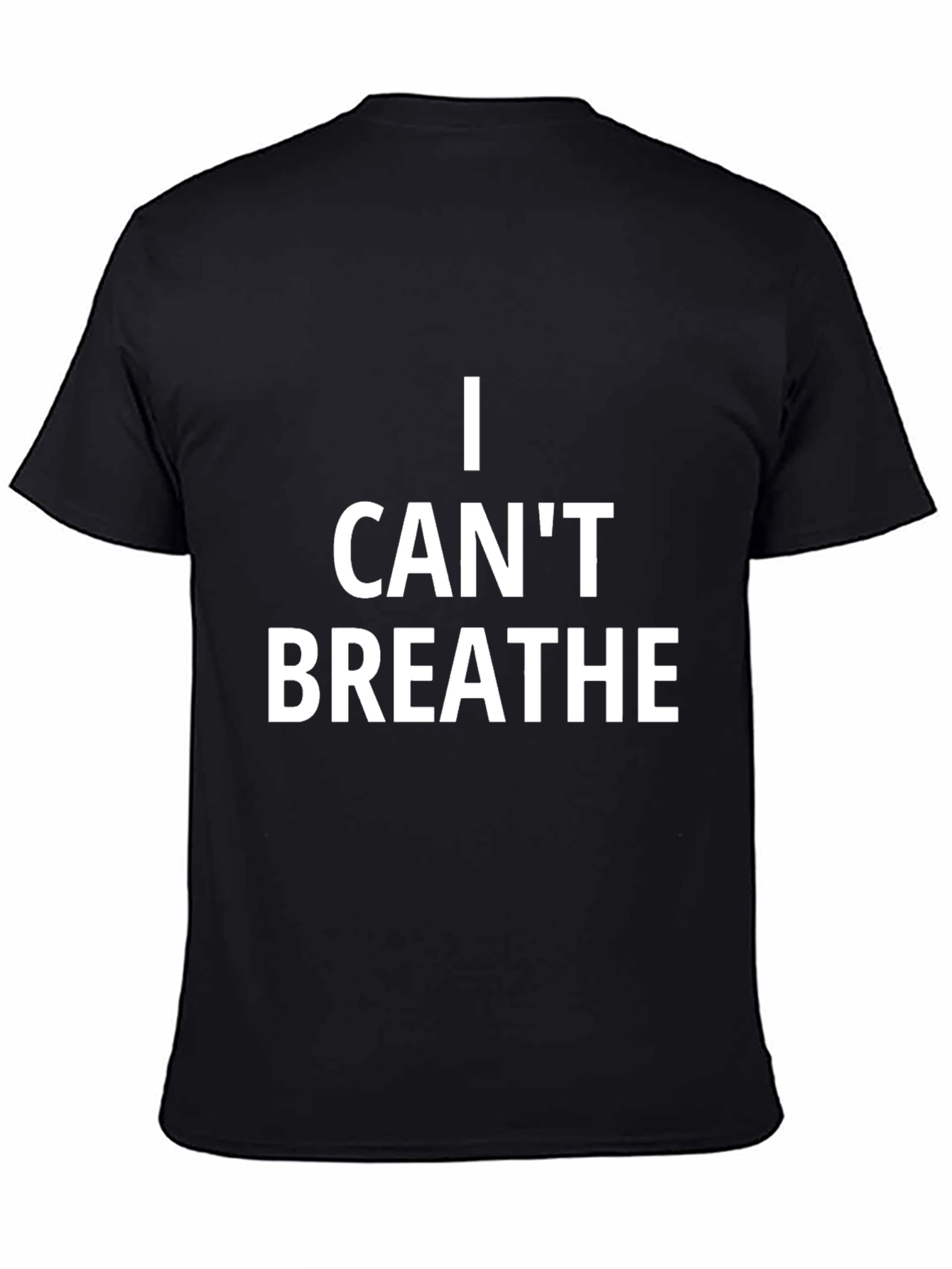 Black I Can't Breathe Graphic Tee view 4