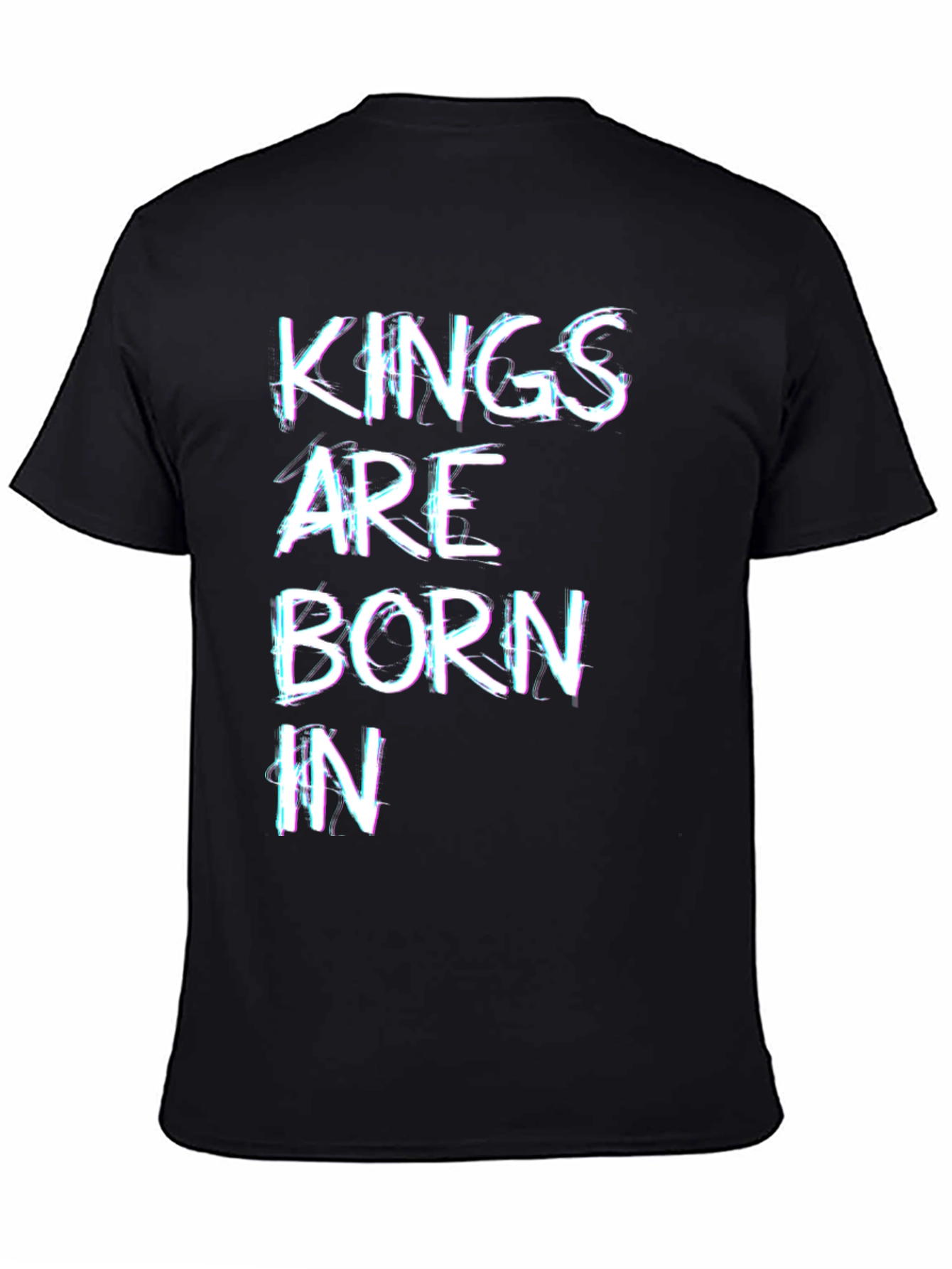 Black Kings Are Born In T-Shirt - Novelty Design view 4