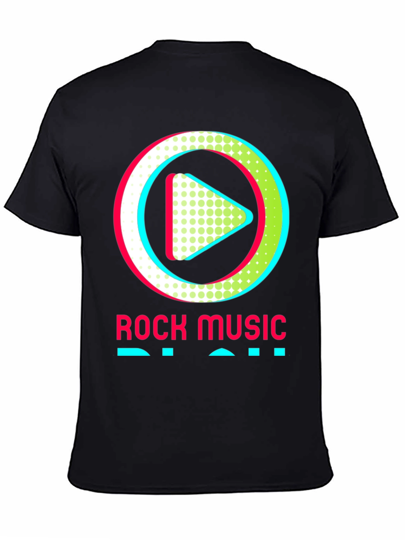 Black Rock Music Graphic Tee - Stylish Music Lover Shirt view 4