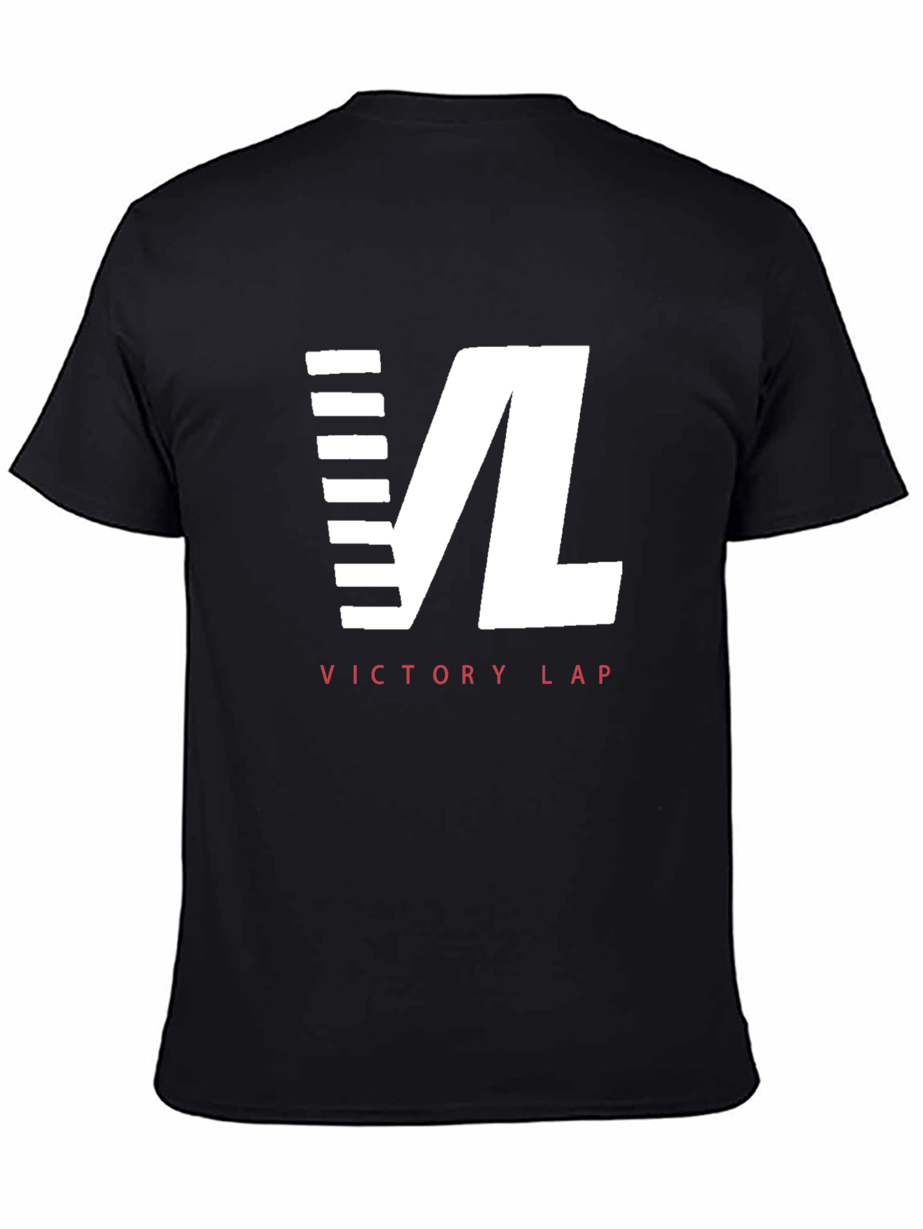 Black Victory Lap Graphic T-Shirt - Stylish Black Tee view 4