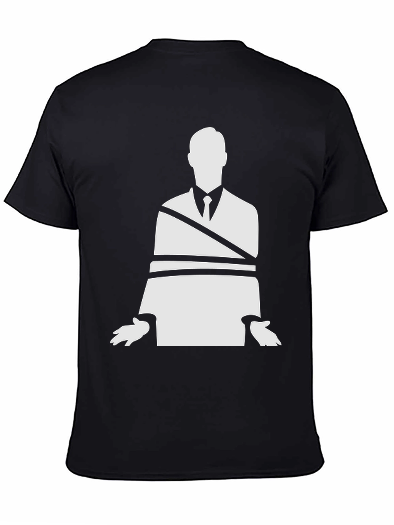 Black Boundless Silhouette Graphic Tee - Black view 4