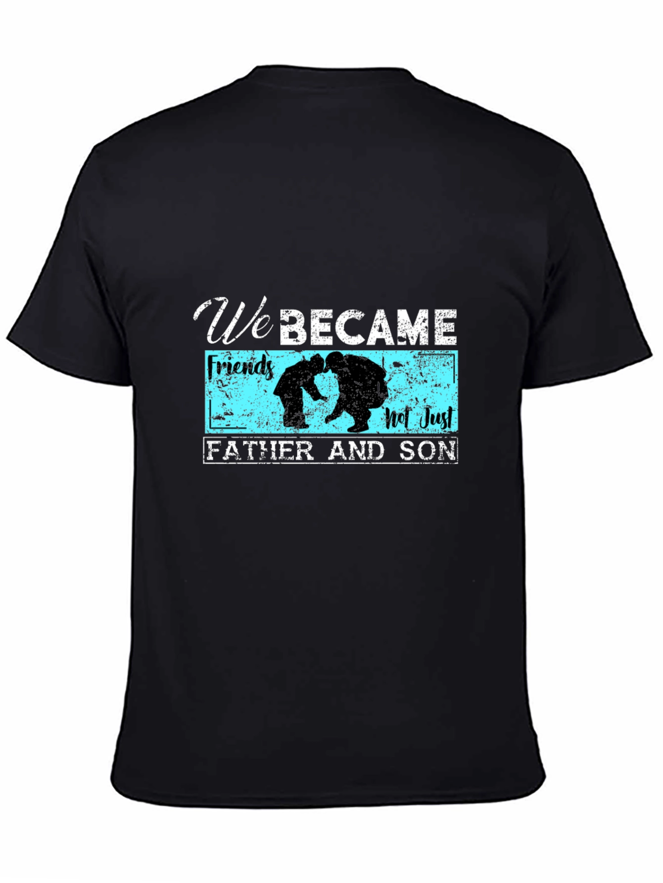 Black Father and Son "We Became" Graphic T-Shirt view 4