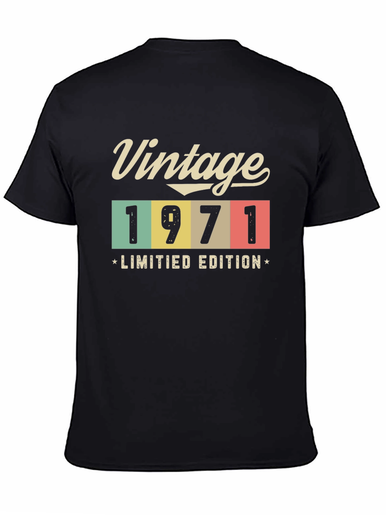 Black Vintage 1971 Limited Edition Graphic Tee view 4