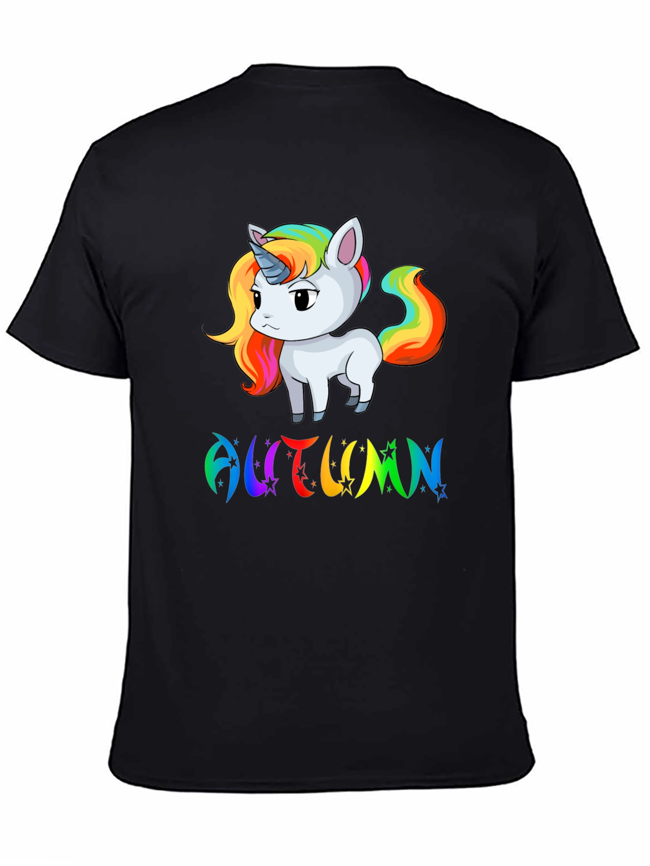 Autumn Unicorn Rainbow T-Shirt - 4