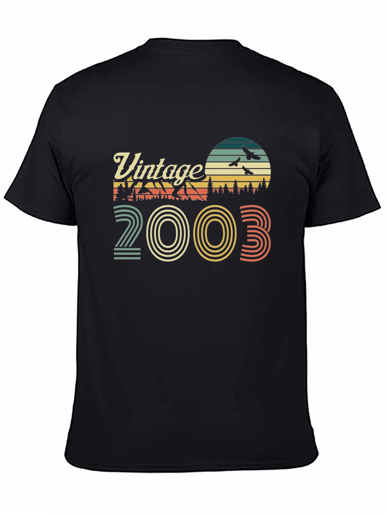 Black Vintage 2003 Graphic Tee view 4