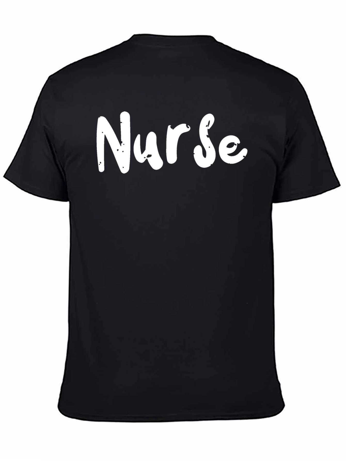Black Nurse Graphic T-Shirt - Medical Profession Tee view 4