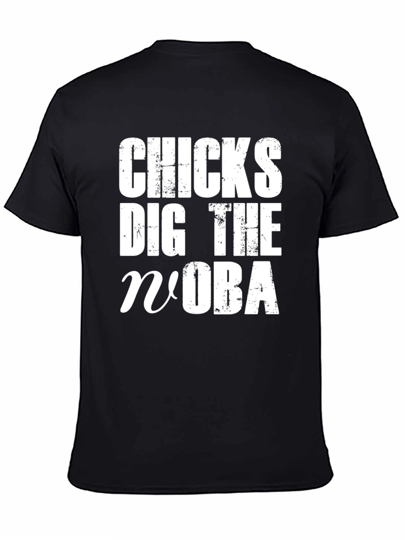 Black Chicks Dig The nUBA T-Shirt - Funny Novelty Tee view 4