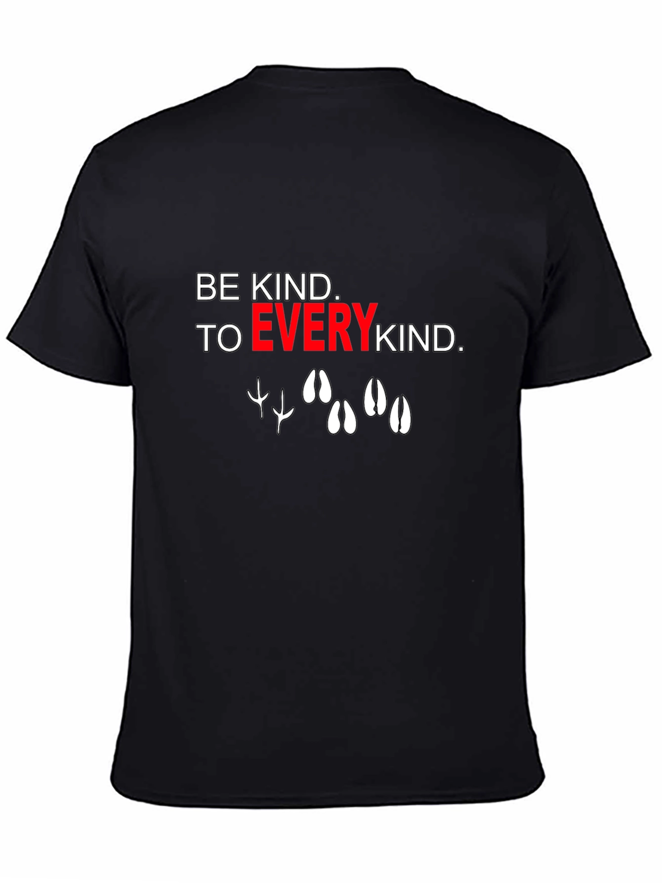 Black Be Kind to Every Kind T-Shirt view 4