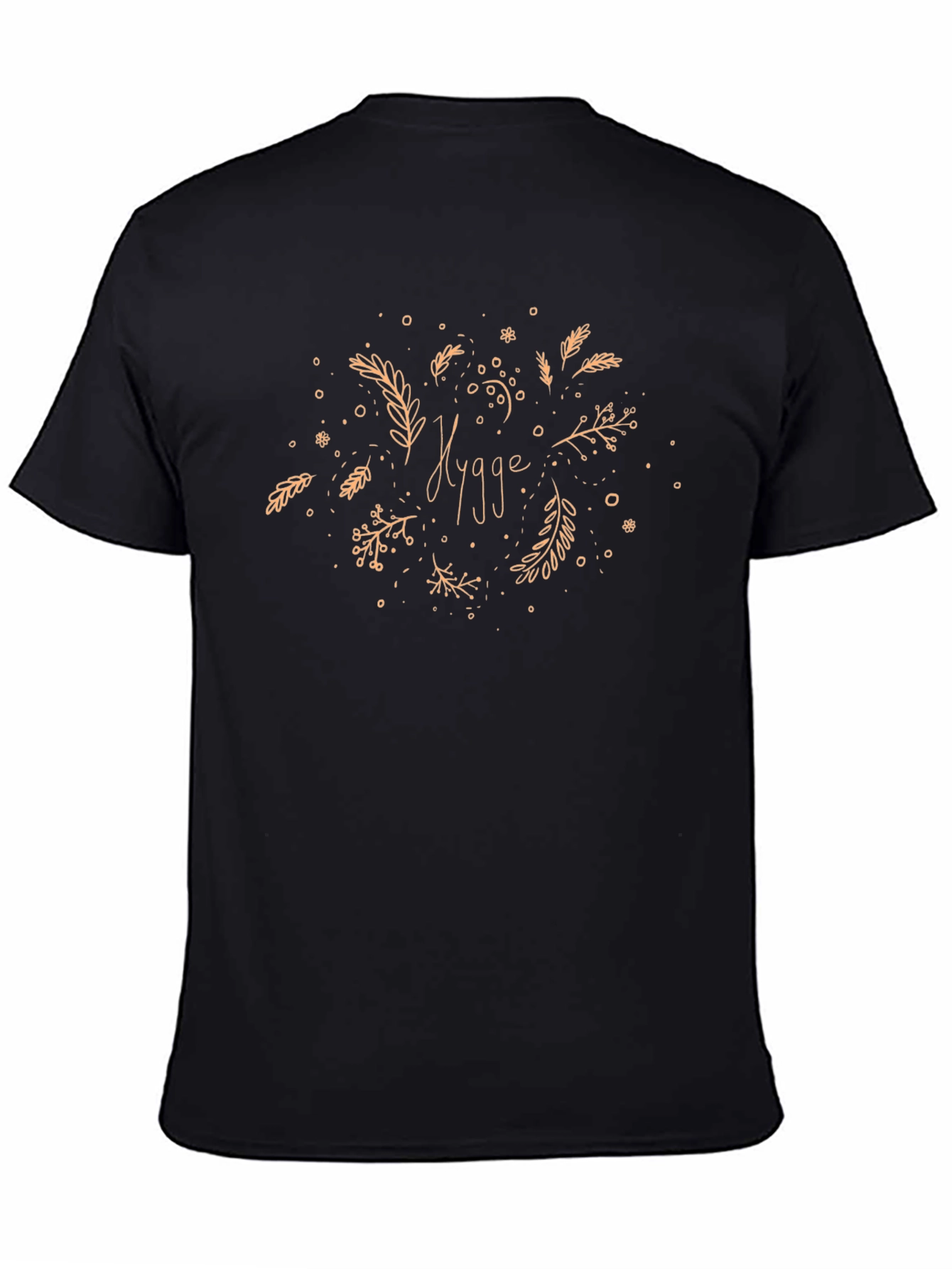Black Hygge Graphic Print T-Shirt view 4