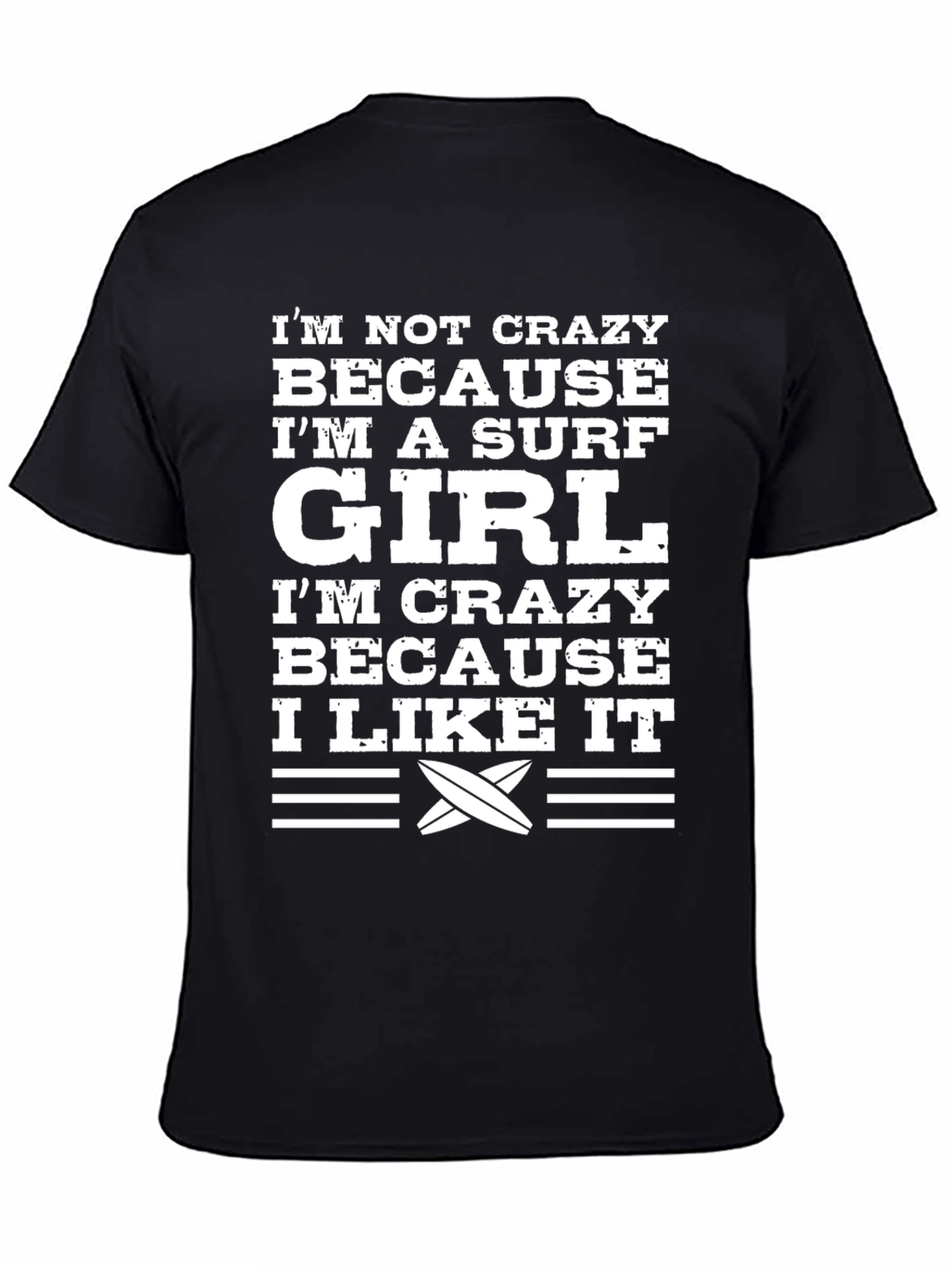 Surf Girl Graphic Tee - Crazy Because I Like It - 4