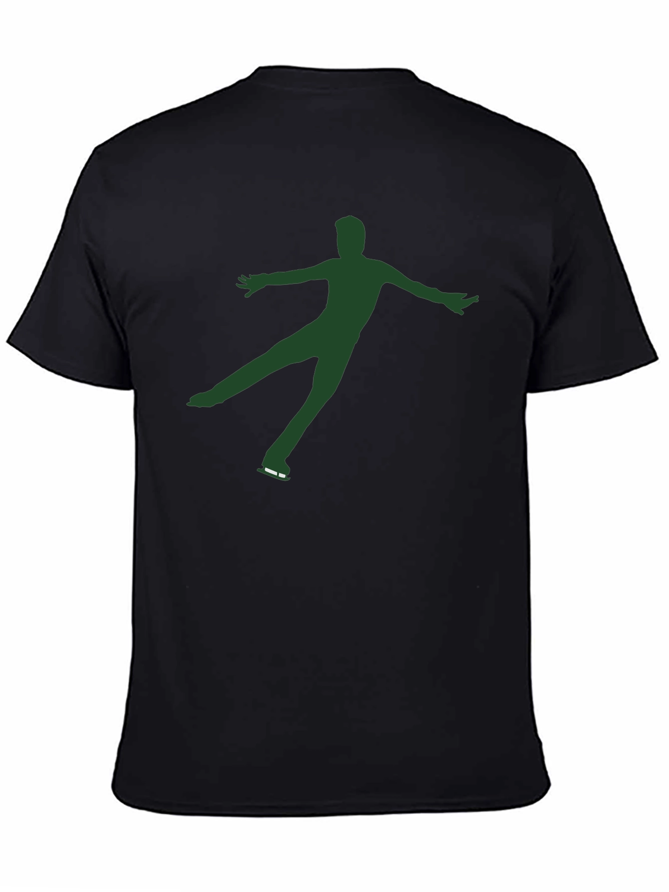 Black Figure Skater Graphic Tee - Black view 4