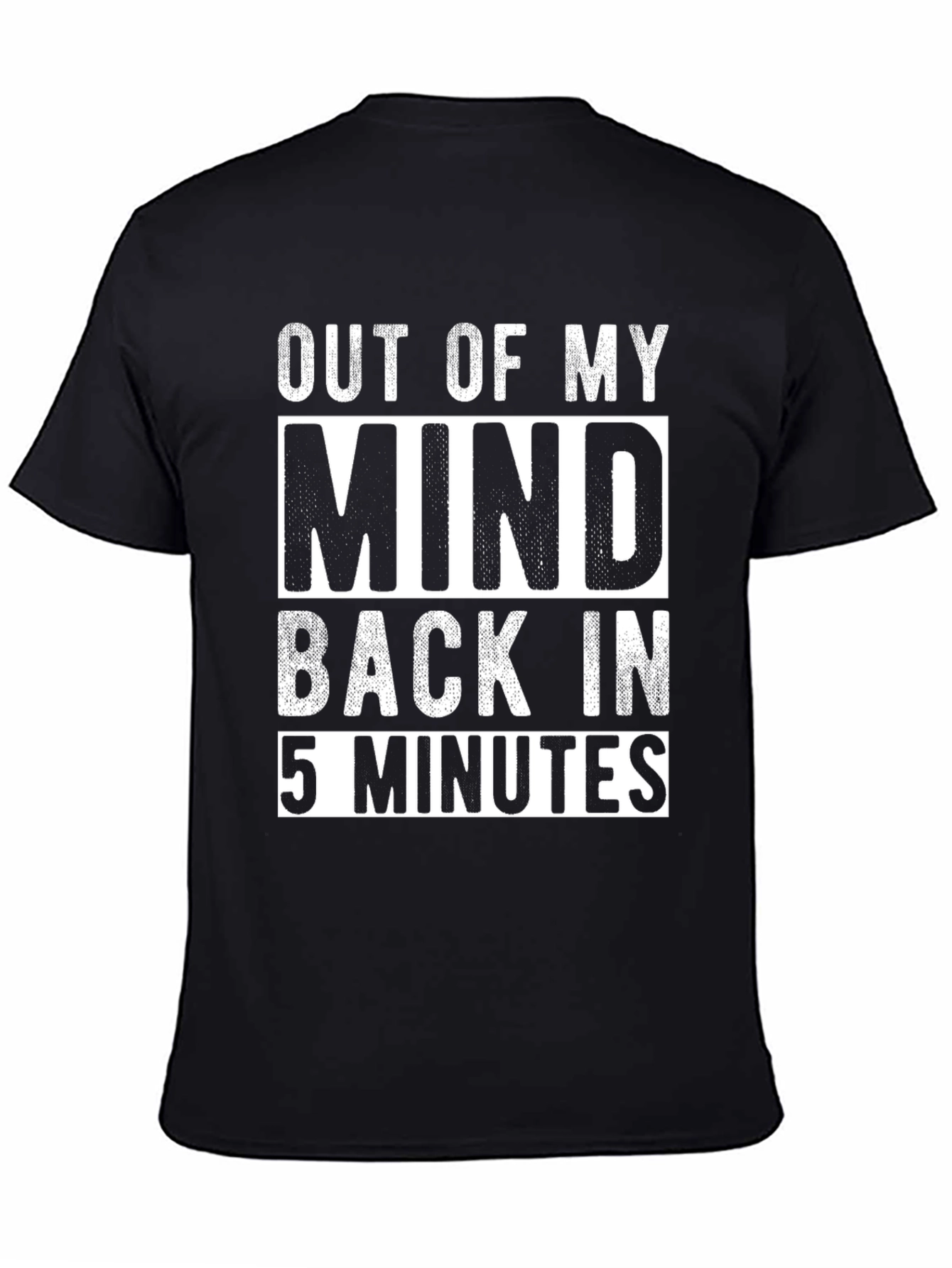 Black Out of My Mind Funny Graphic Tee view 4