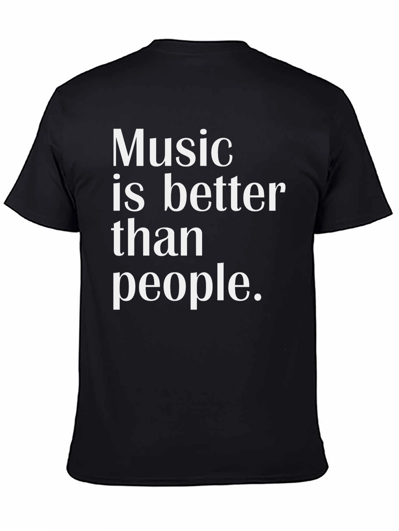 Black Music is Better Than People Graphic Tee view 4