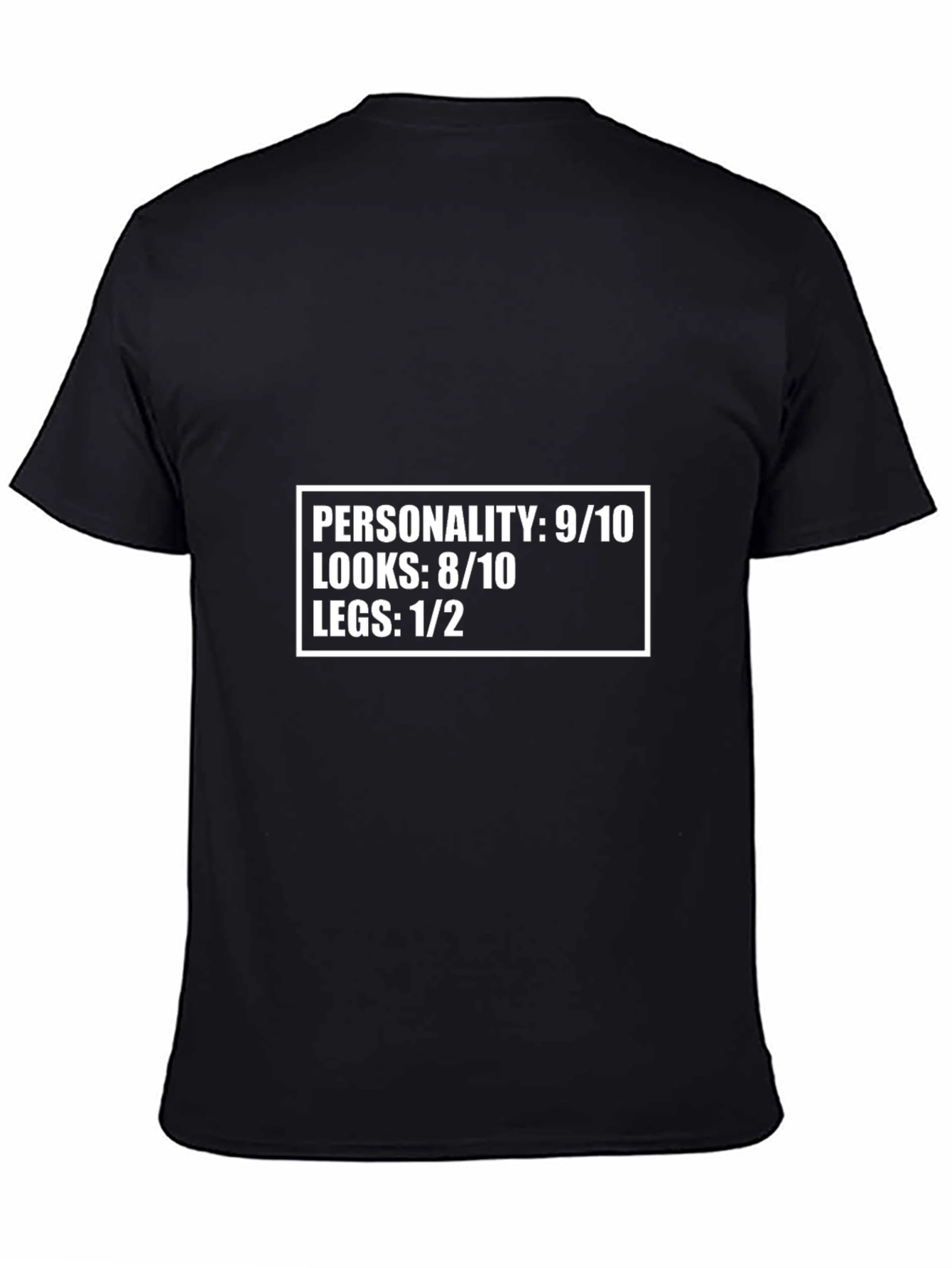 Black Funny Personality Looks Legs Graphic Tee view 4