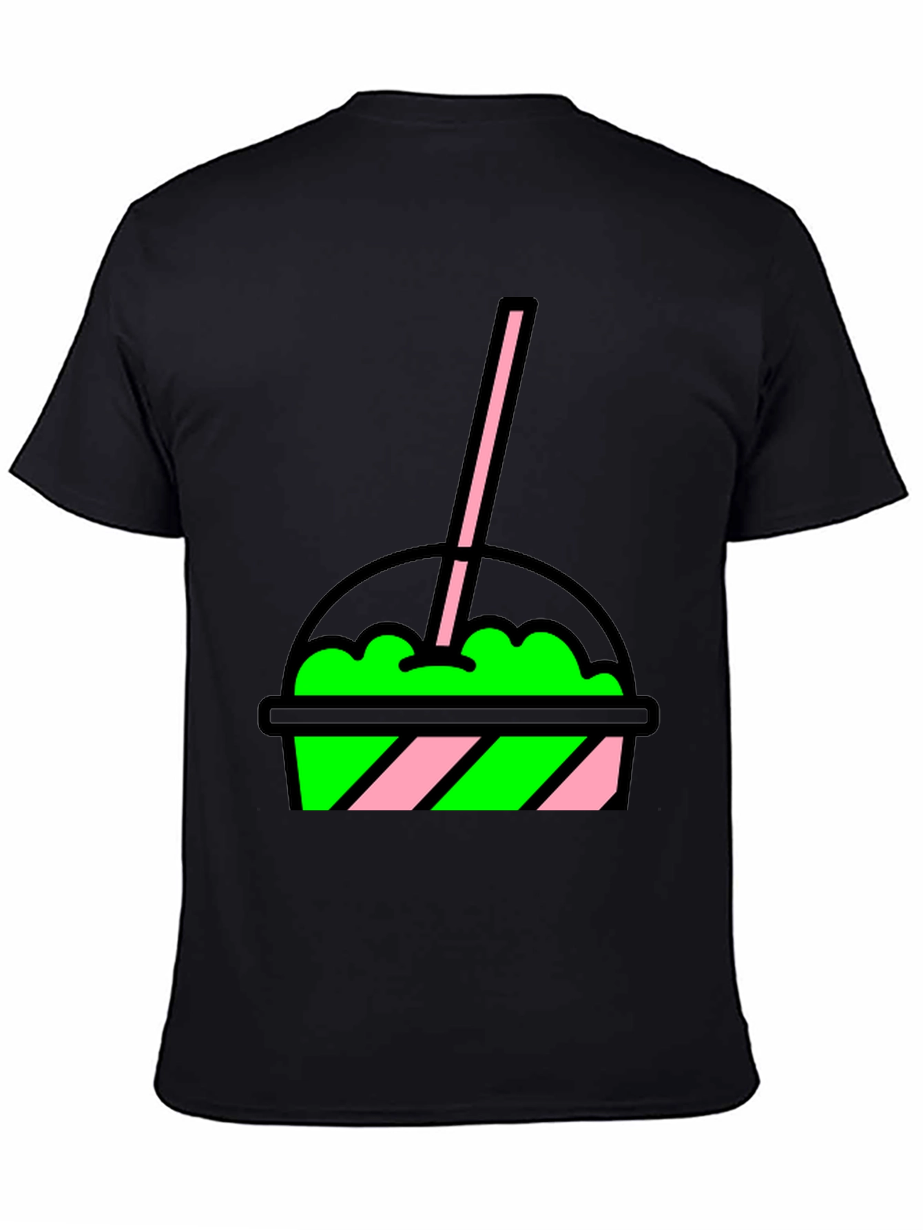 Black Slushie T-Shirt - Fun Drink Graphic Tee view 4