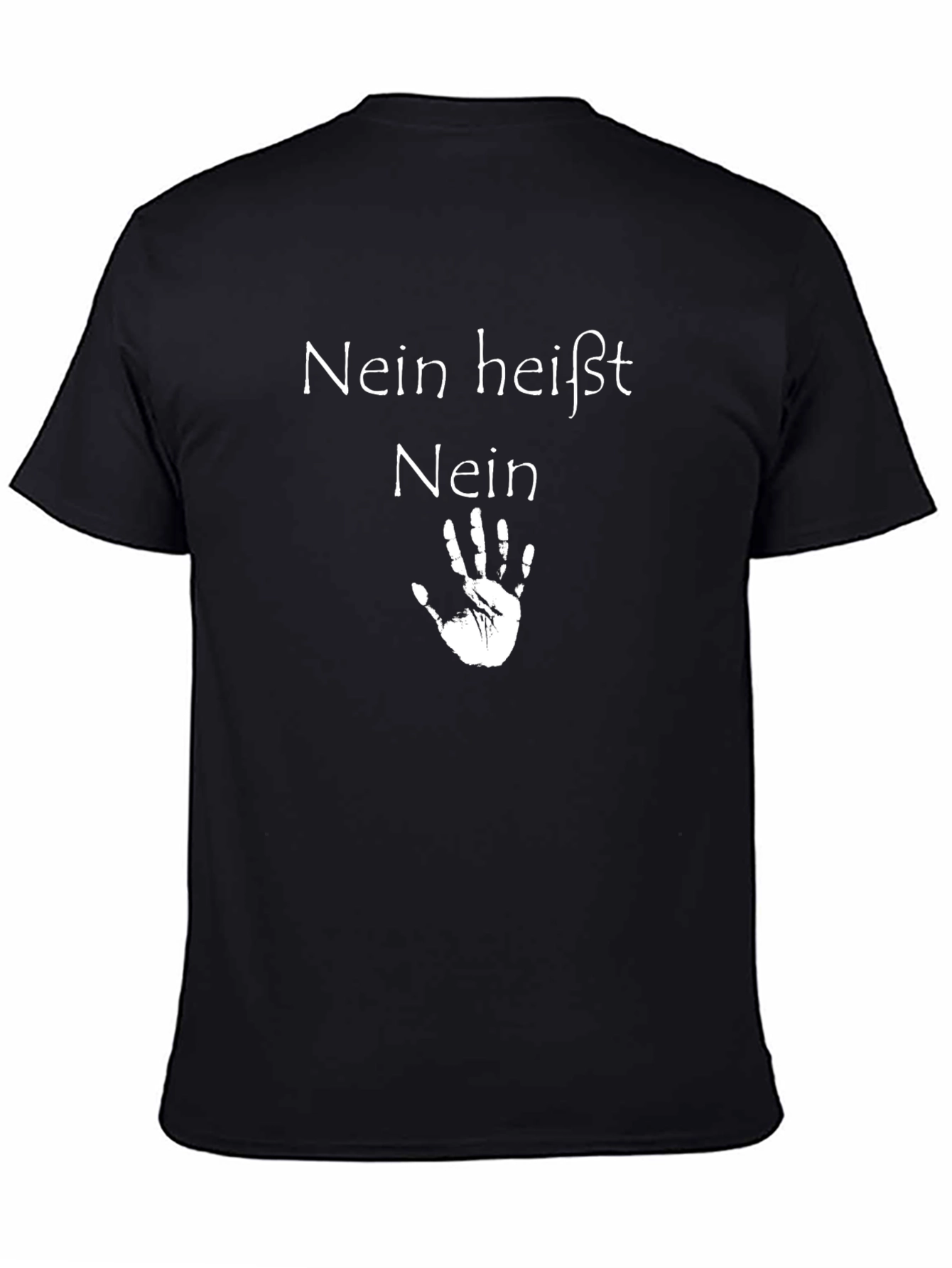 Nein Heisst Nein Black T-Shirt - 4