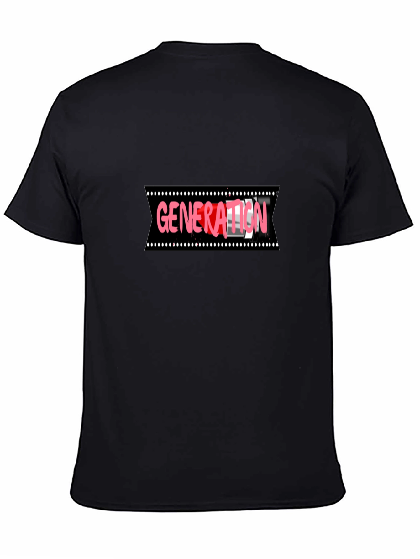 Black Generation T-Shirt - Black Crew Neck Tee view 4