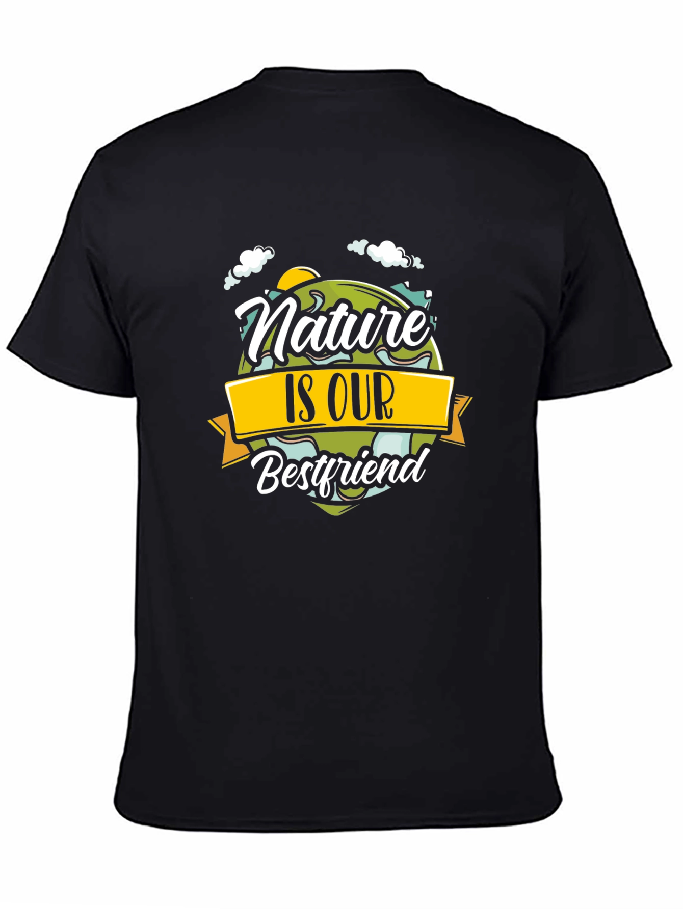 Black Nature is Our Bestfriend Graphic Tee view 4