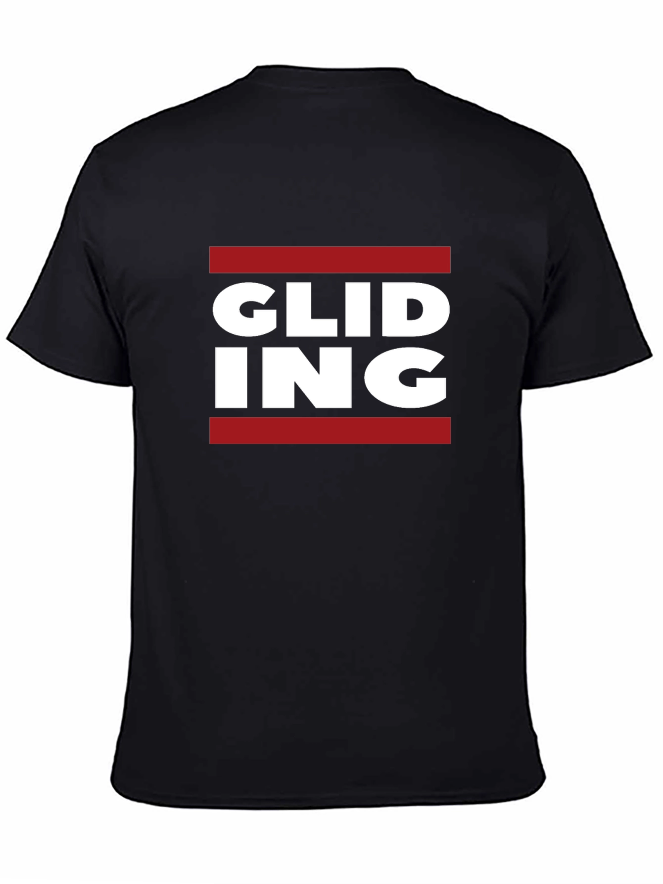 Black Gliding Graphic Tee - Comfort Fit view 4