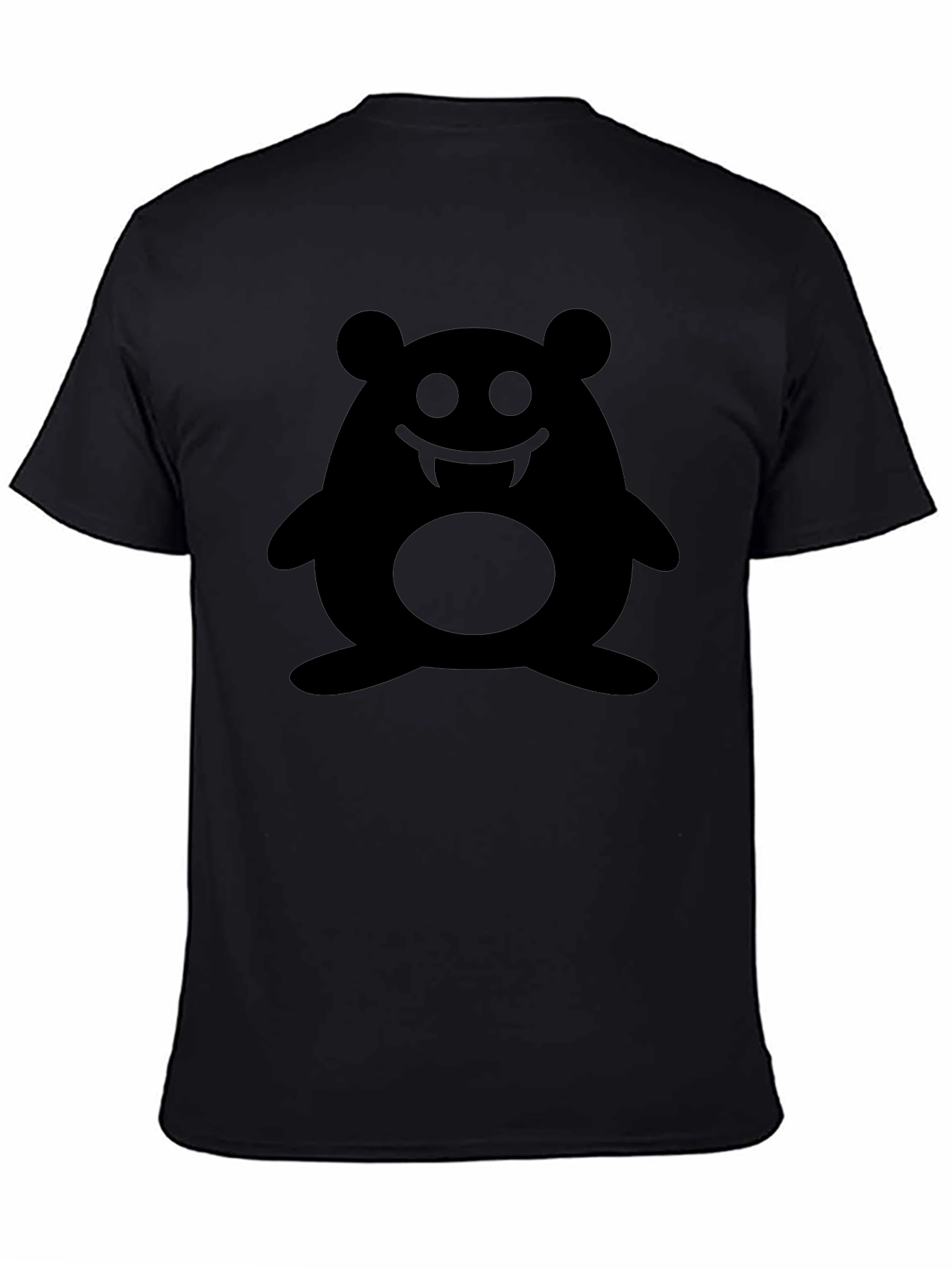 Black Vampire Hamster Graphic Tee - Black T-Shirt view 4