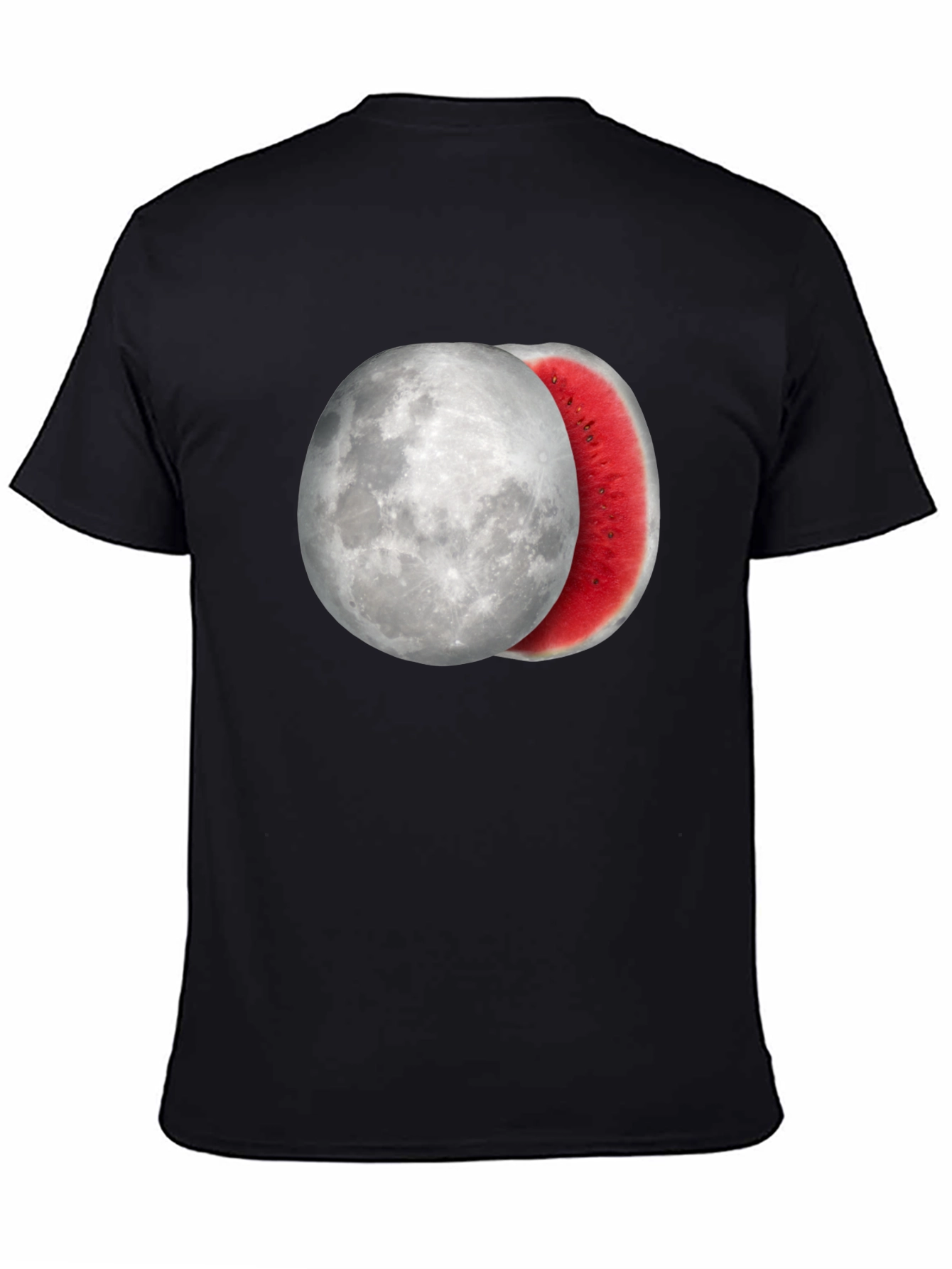 Black Moon Watermelon Graphic Tee - Cool Summer Style view 4