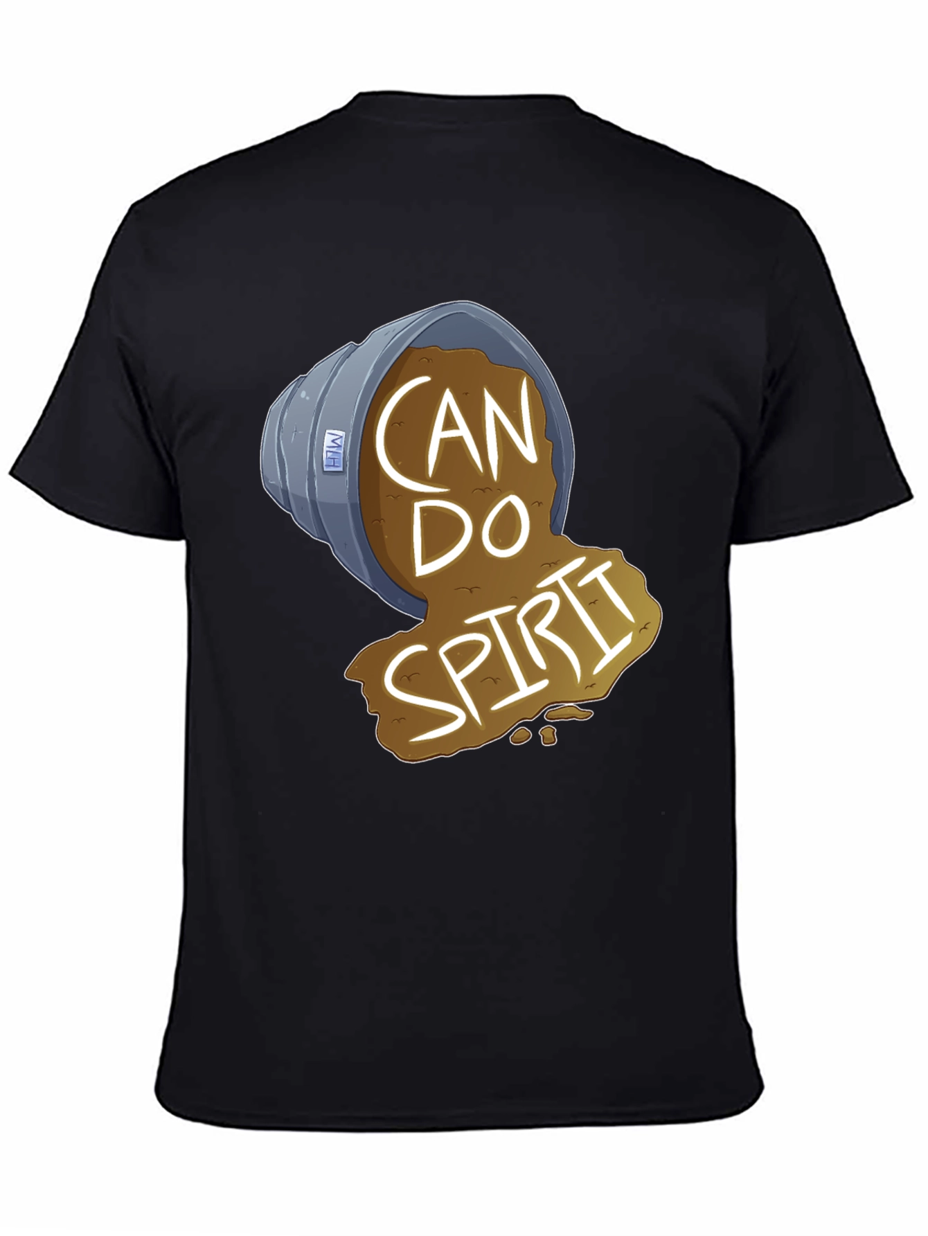 Black Can Do Spirit T-Shirt view 4