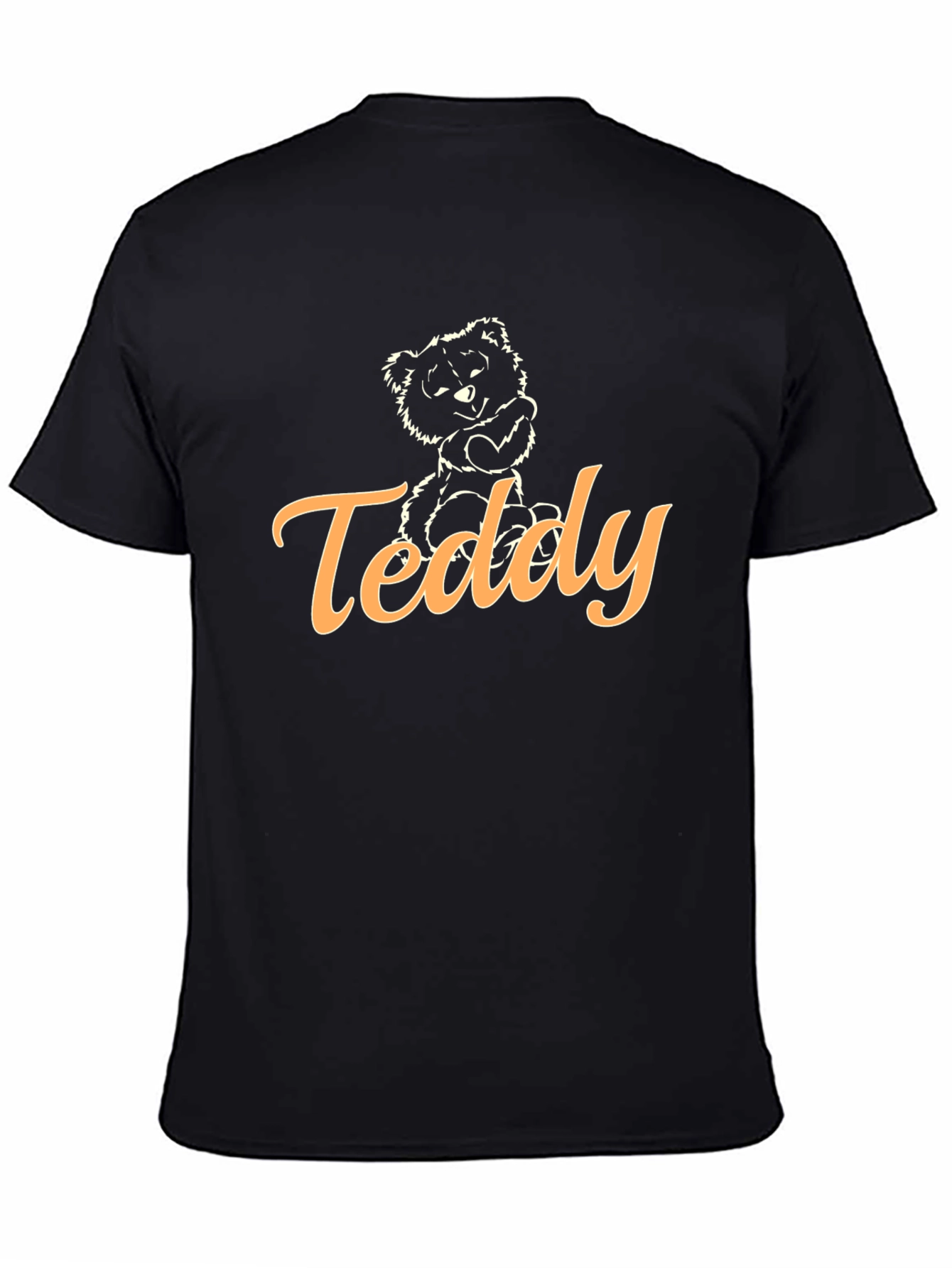 Black Teddy Bear Graphic Tee - Classic Comfort view 4