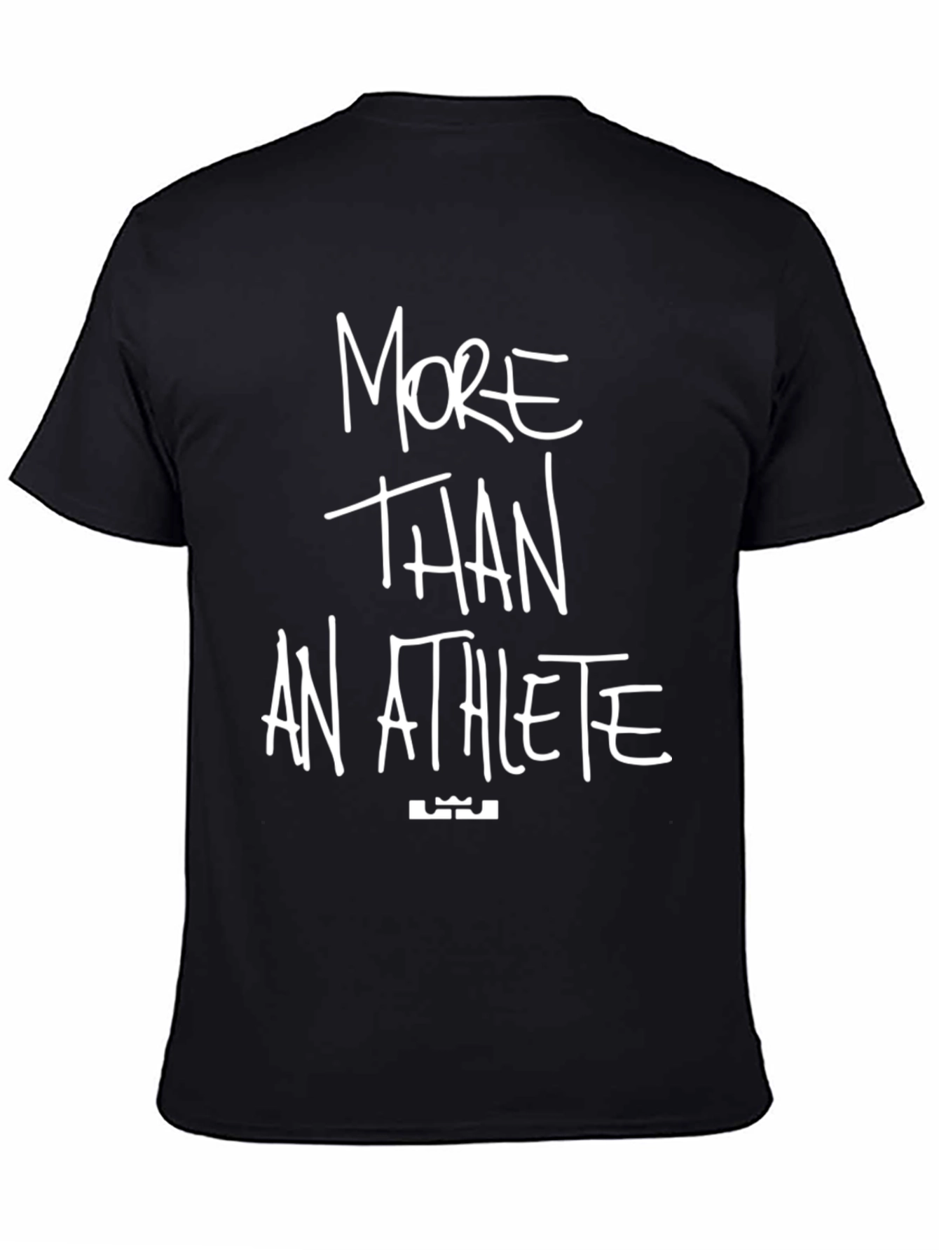 Black More Than An Athlete Black Graphic Tee view 4