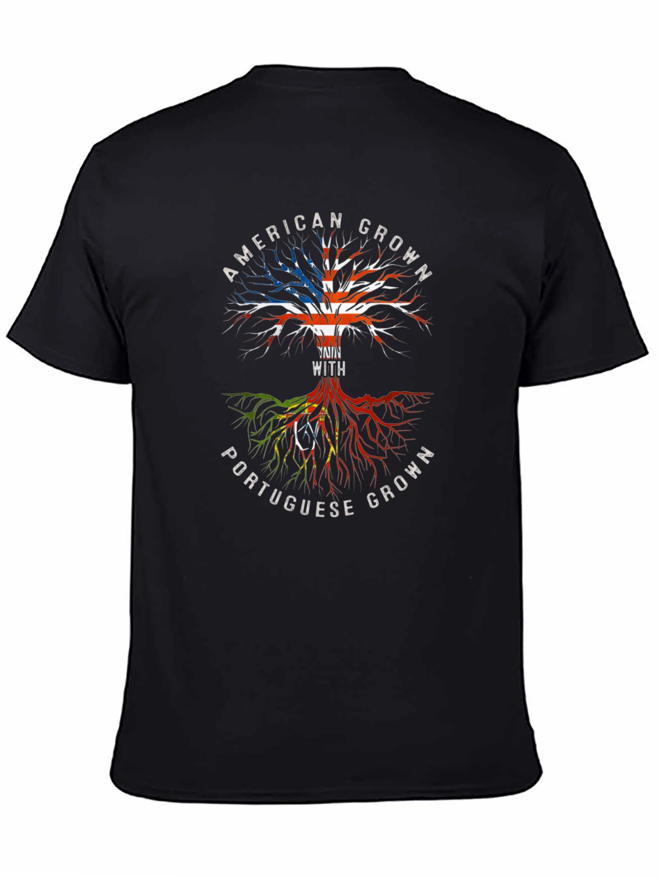 American & Portuguese Roots T-Shirt Heritage Pride - 4