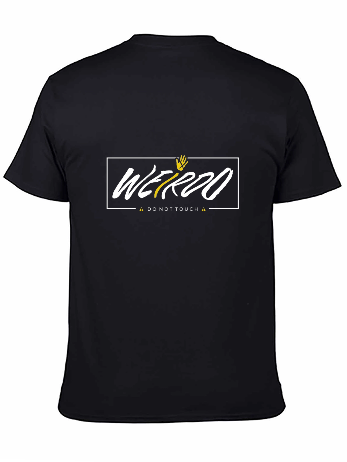 Black Weirdo Graphic Tee - Soft Cotton Blend view 4
