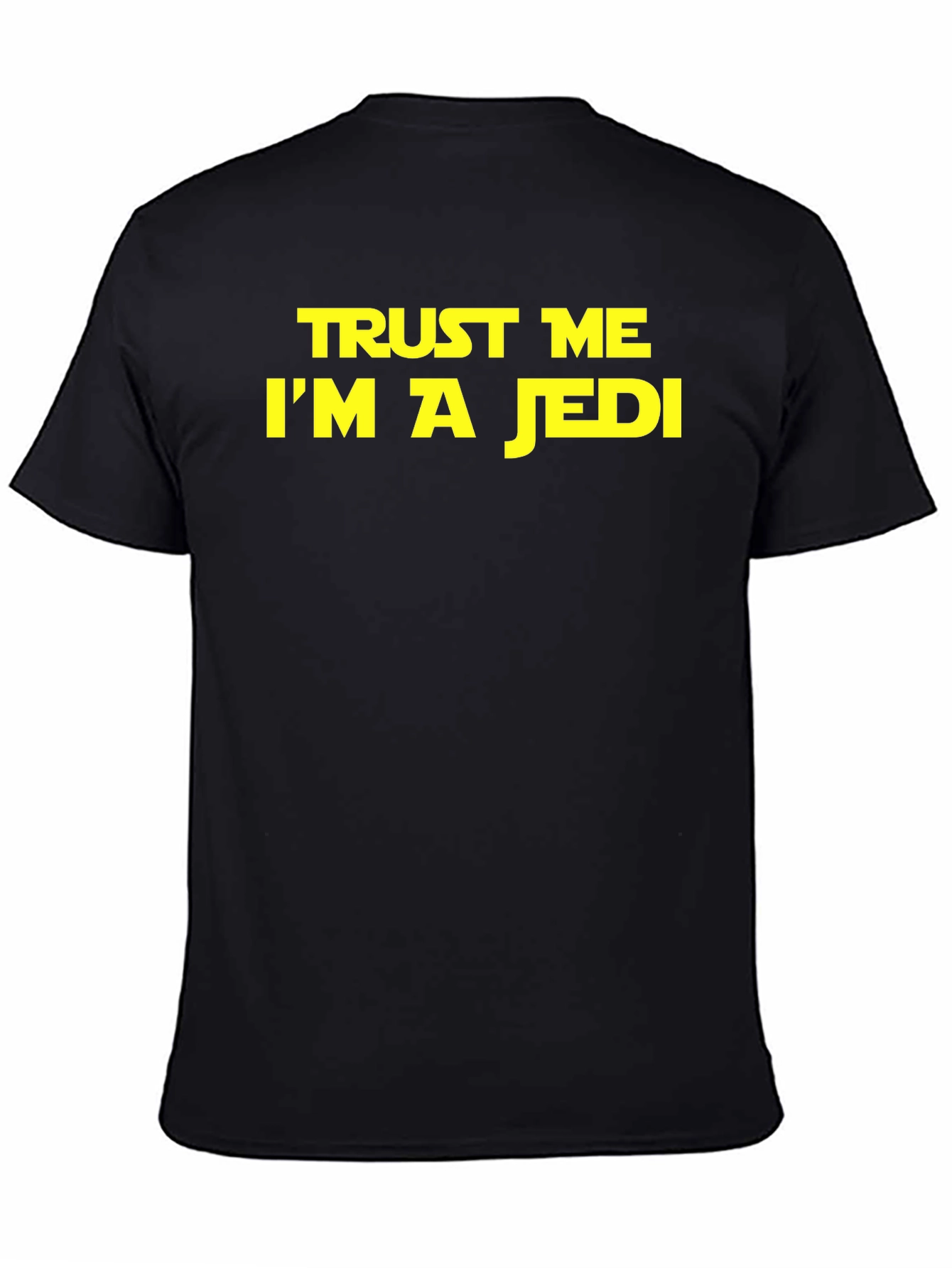 Black Trust Me I'm A Jedi T-Shirt - Black view 4