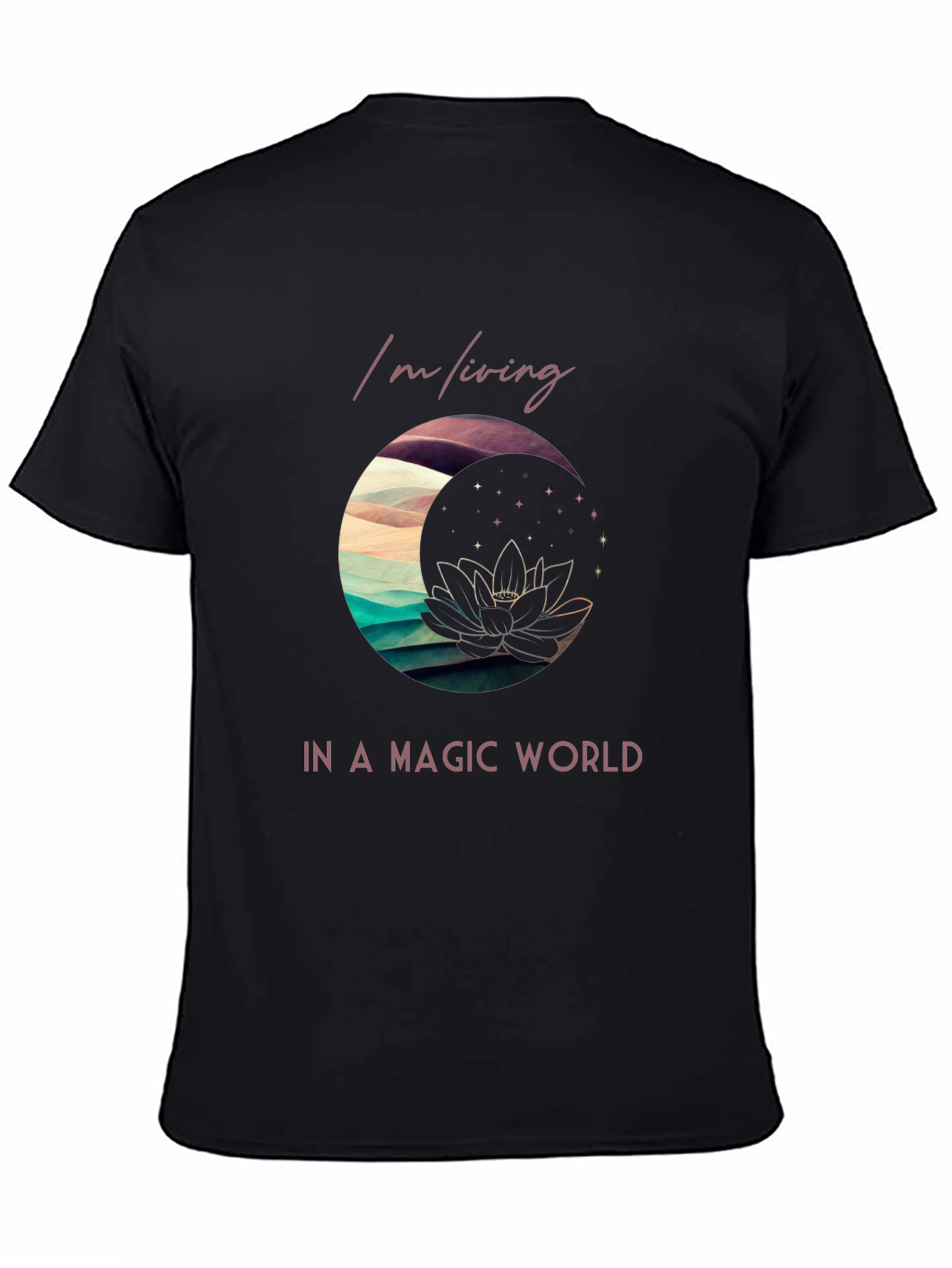 Black Magic World Graphic Tee - Unique Design, Comfy Fit view 4