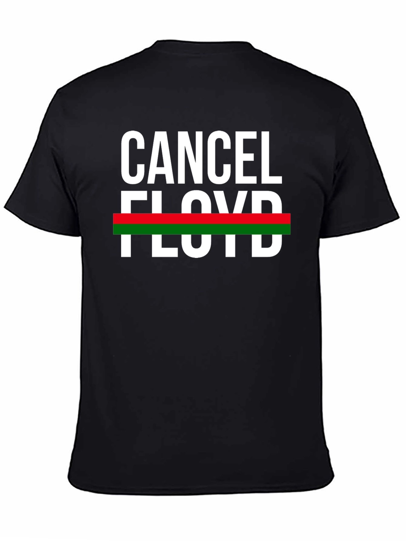 Black Cancel Floyd T-Shirt - Black Graphic Tee view 4