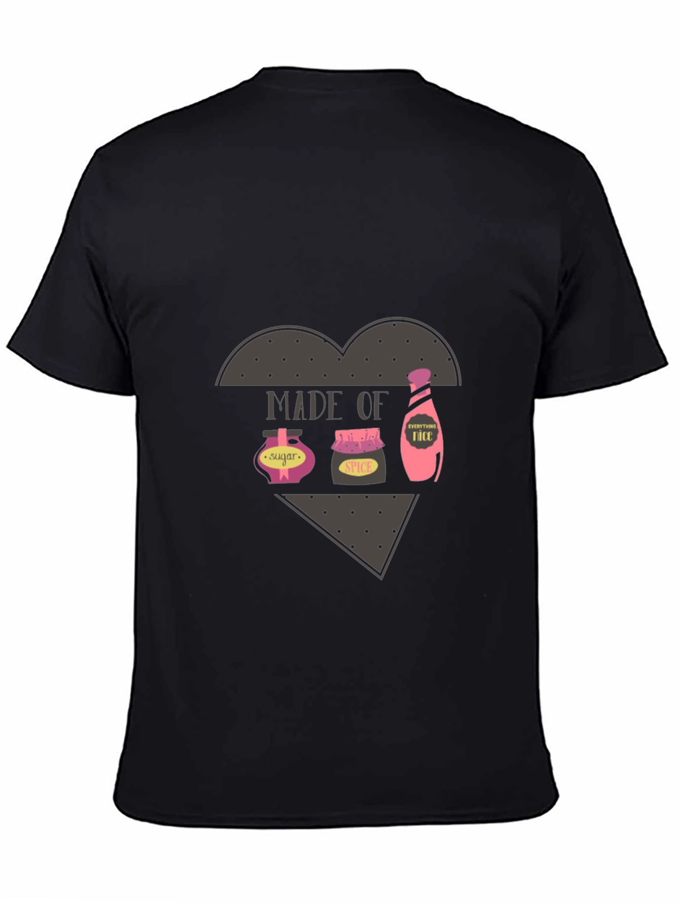 Black Made of Sugar, Spice, & Everything Nice T-Shirt view 4