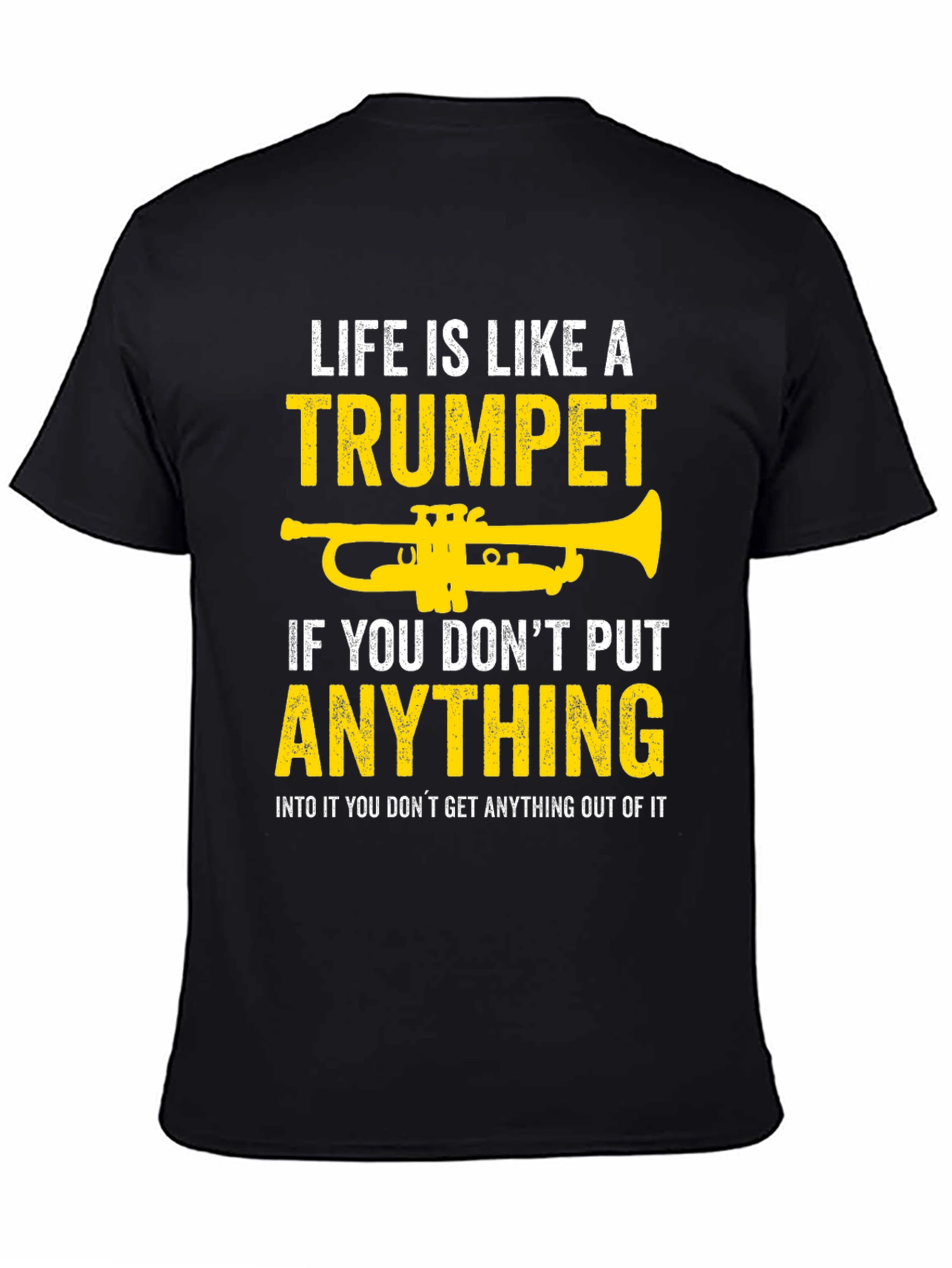 Black Life is Like a Trumpet T-Shirt view 4