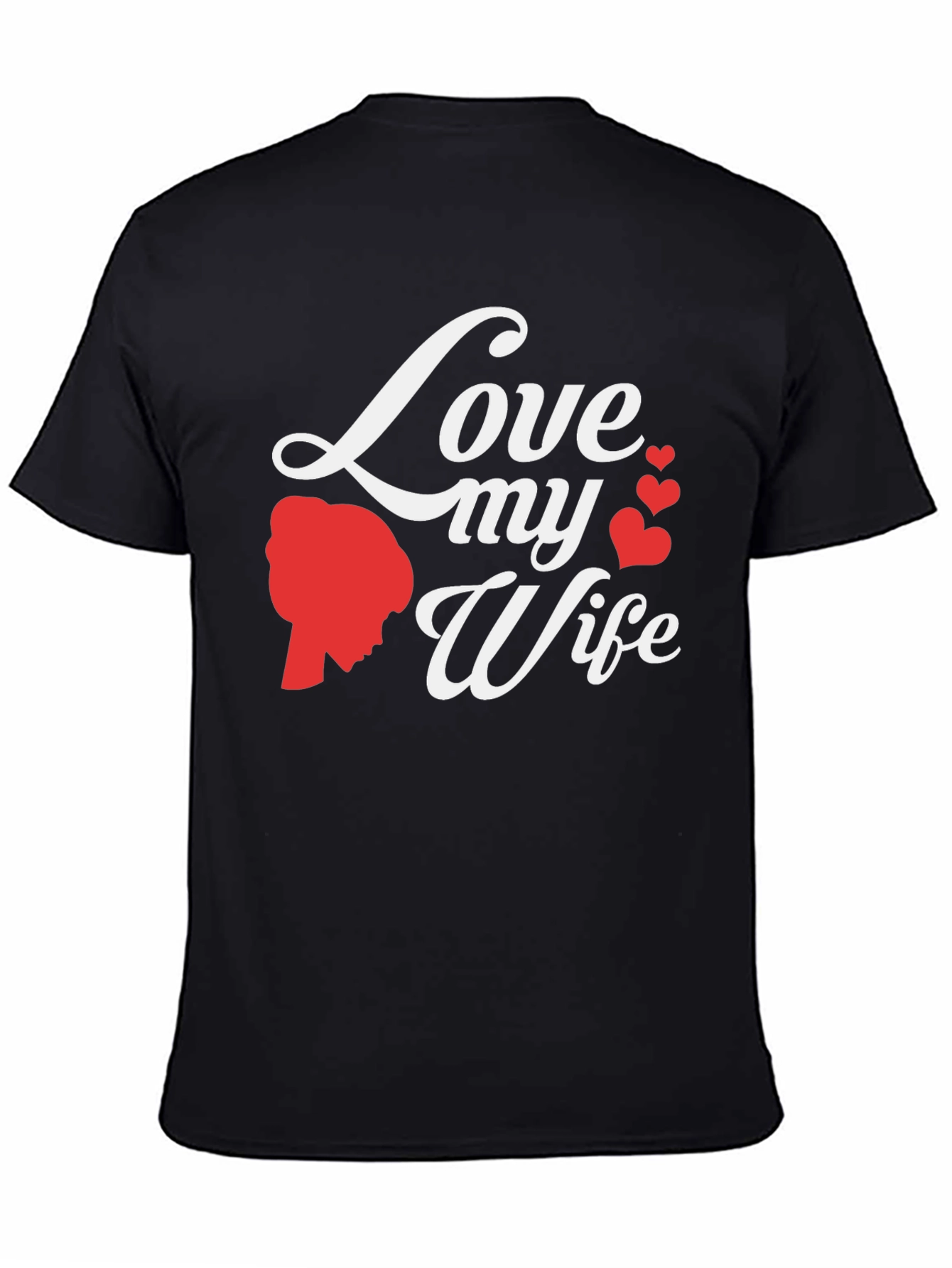 Black Love My Wife Graphic Tee view 4