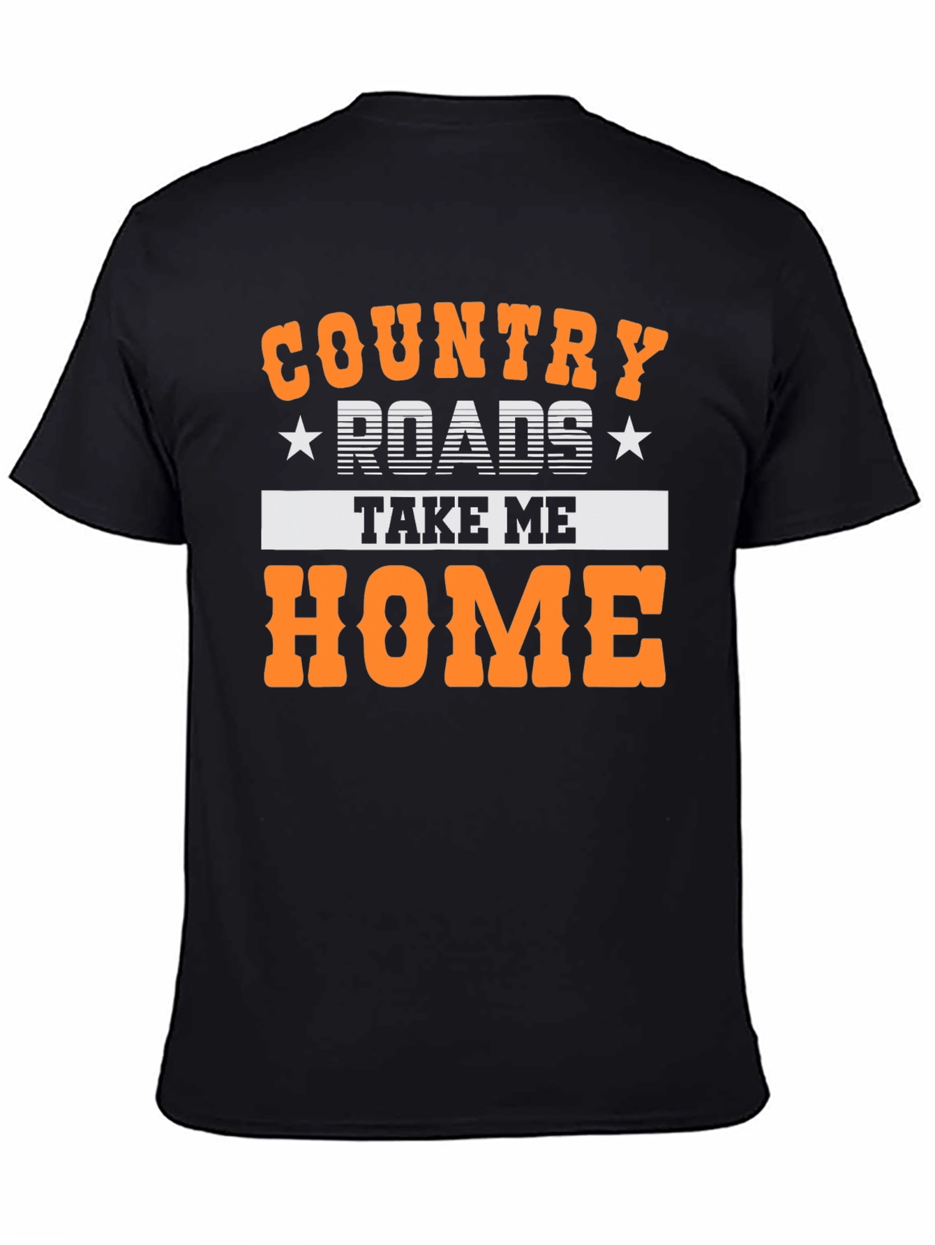 Black Country Roads Take Me Home T-Shirt view 4