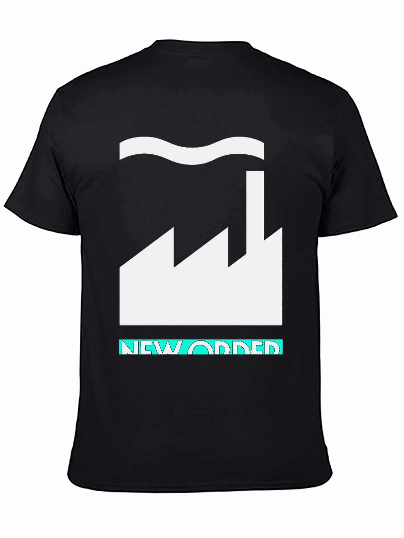 Black New Order Factory Black T-Shirt Graphic Tee view 4