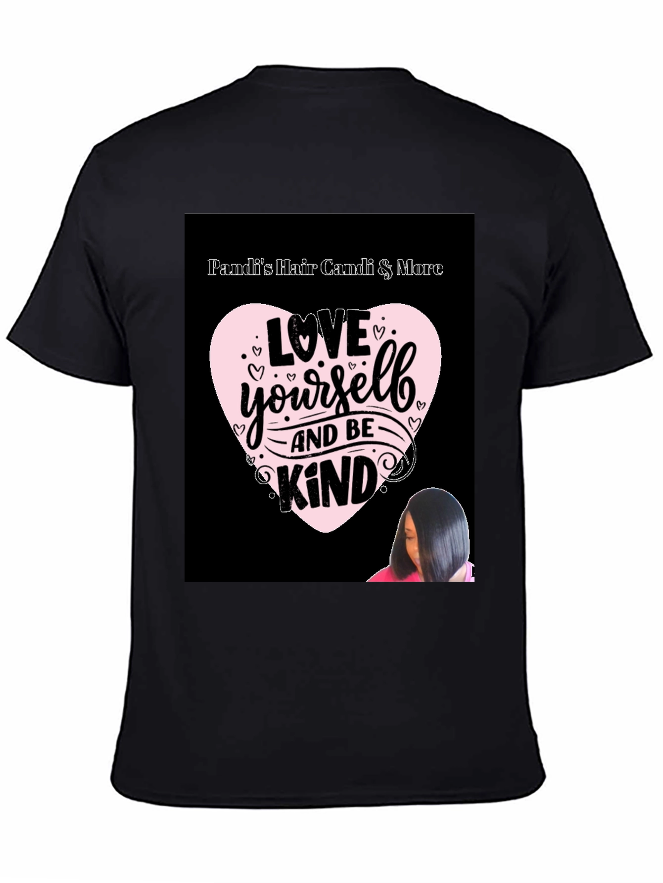 Black Love Yourself Graphic Tee - Stylish and Comfy! view 4