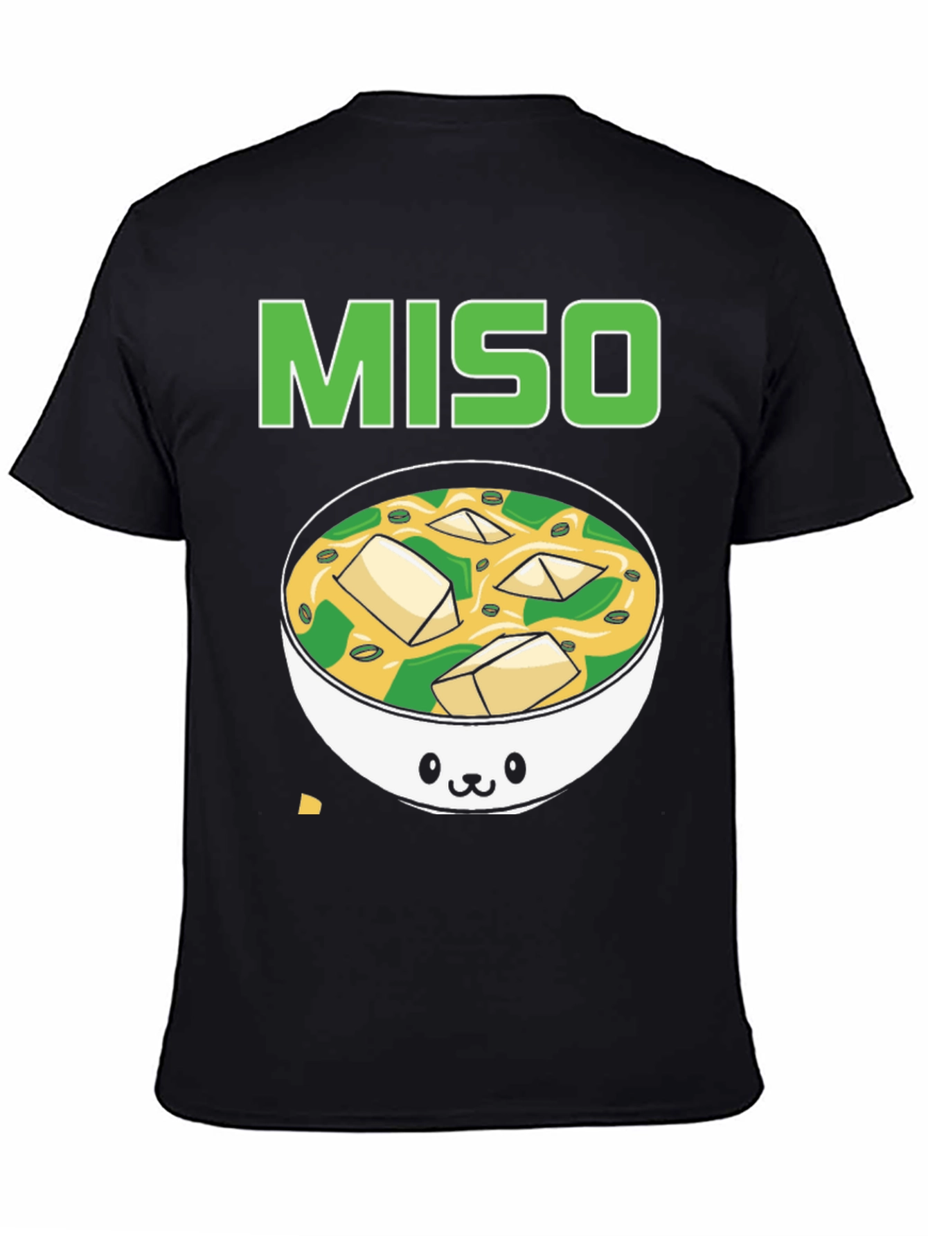 Black Miso Soup Cute Kawaii T-Shirt view 4