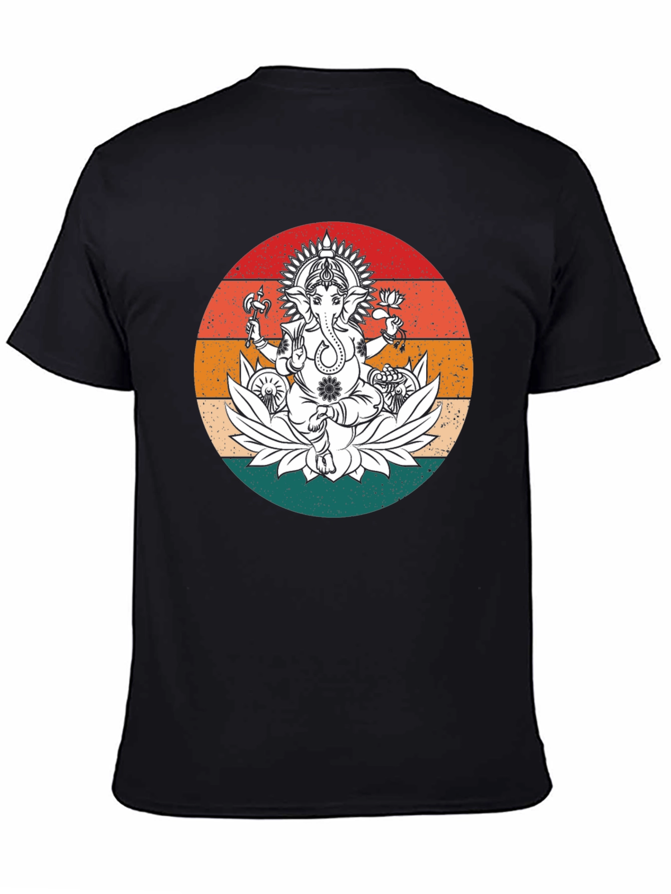 Ganesh Lotus Graphic Tee - 4
