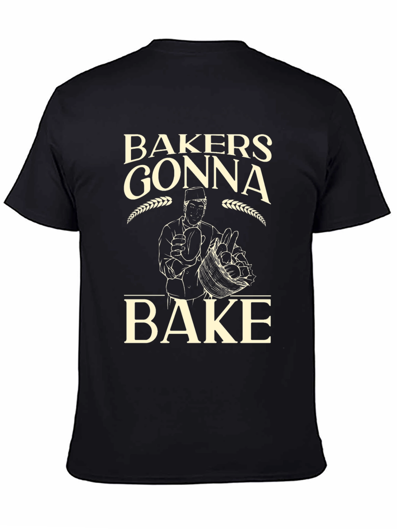 Black Bakers Gonna Bake Funny T-Shirt - Baking Lover Tee view 4