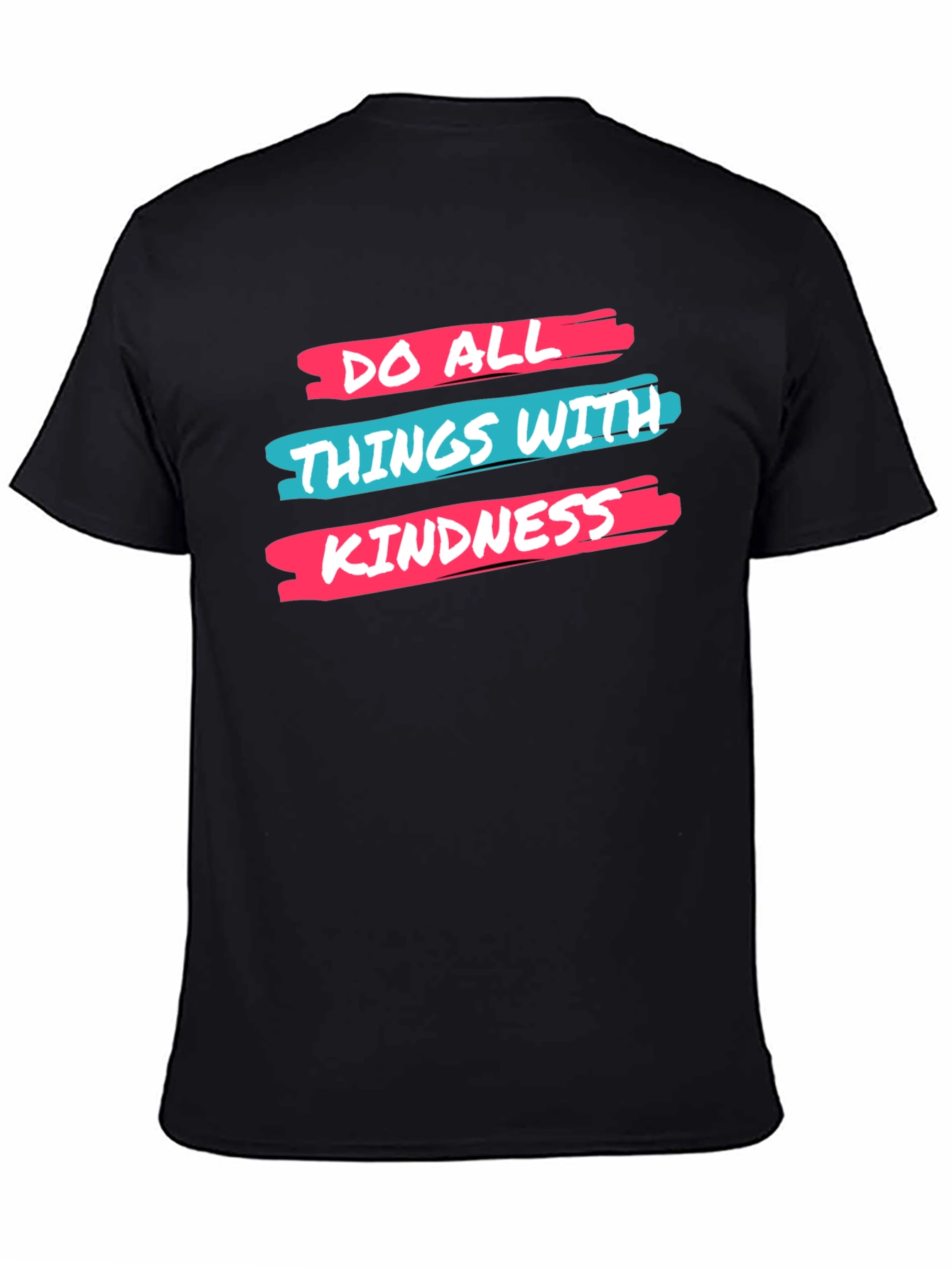 Black Kindness Graphic Tee - Positive Message Shirt view 4