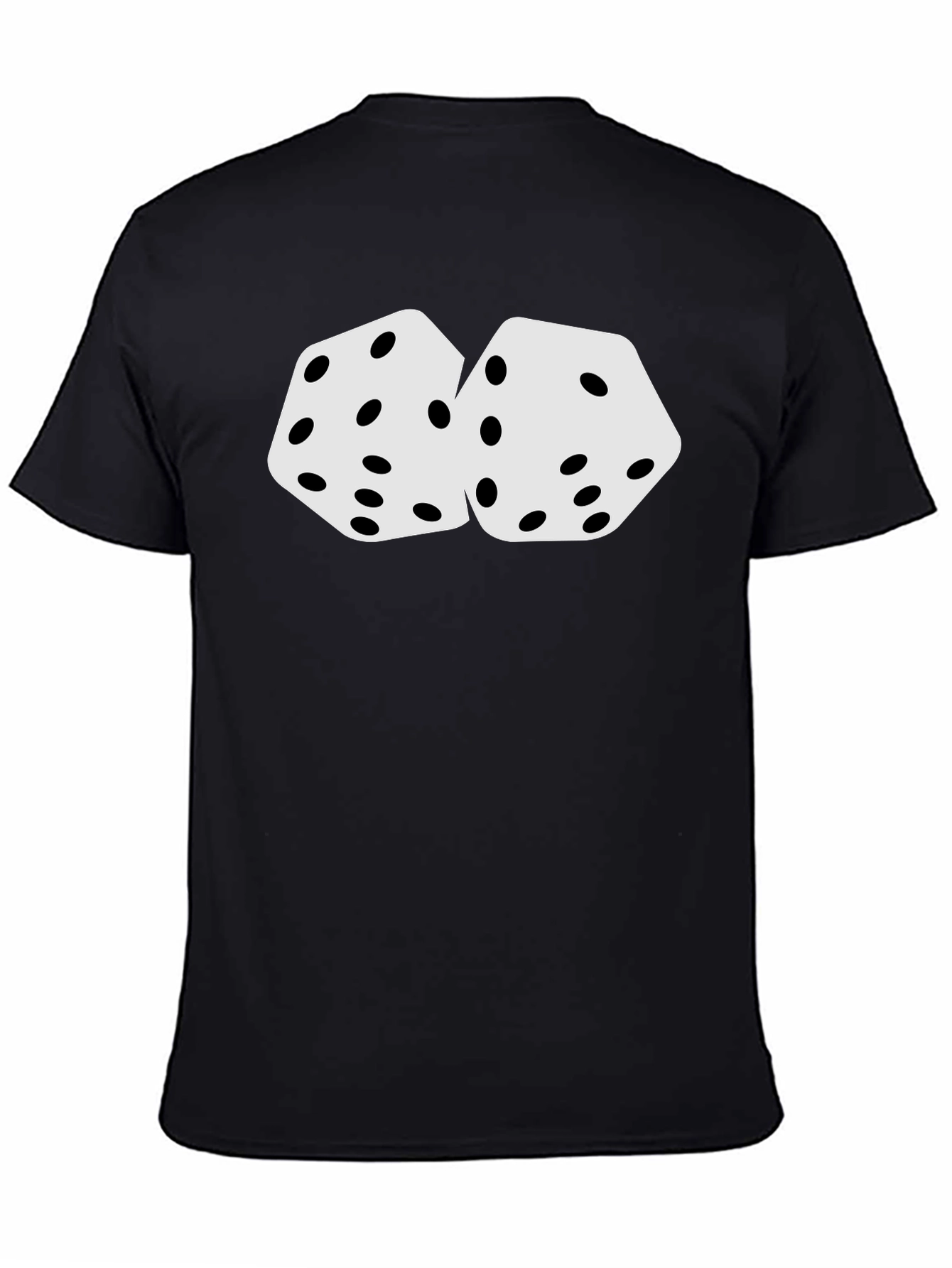 Black Dice Graphic Tee - Luck & Style Combined view 4