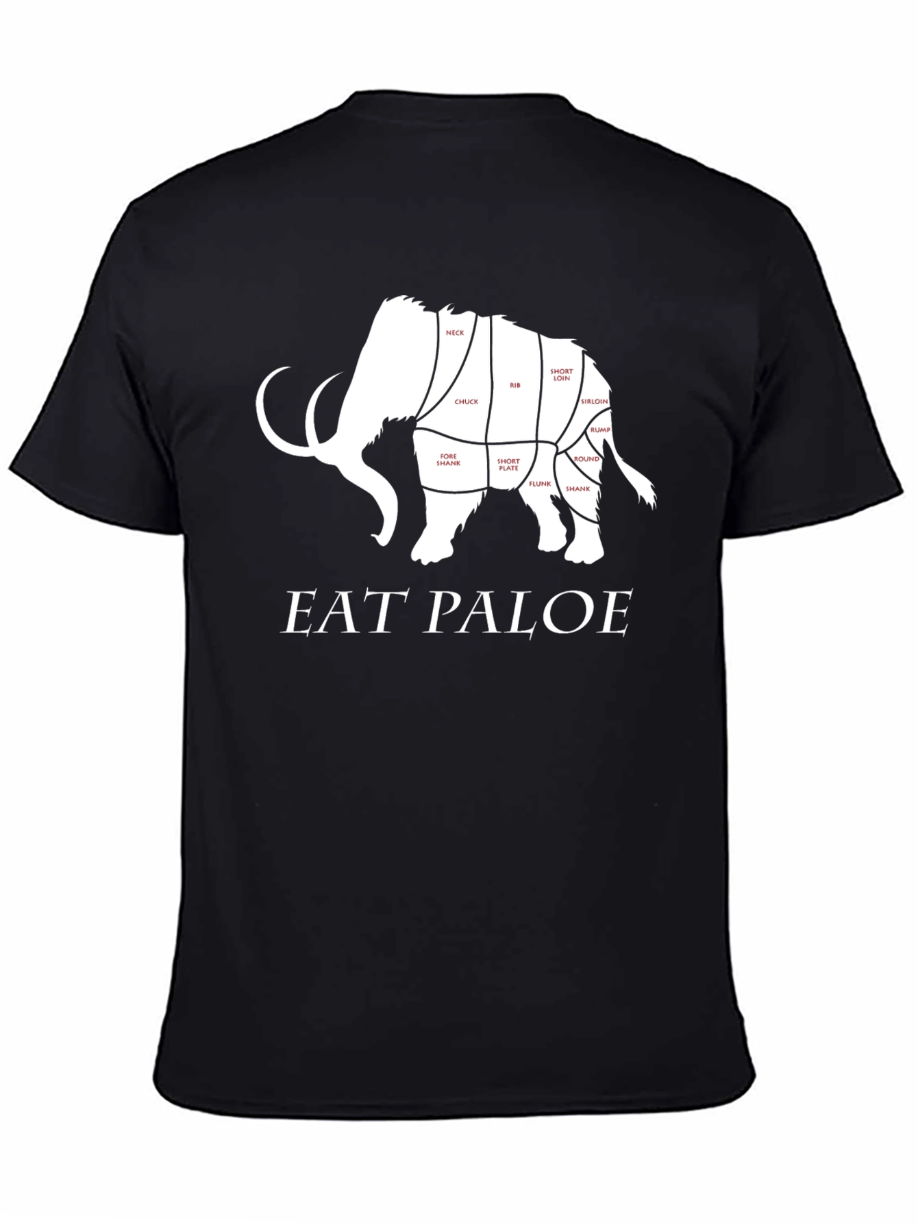 Eat Paloe Mammoth T-Shirt - Black - 4