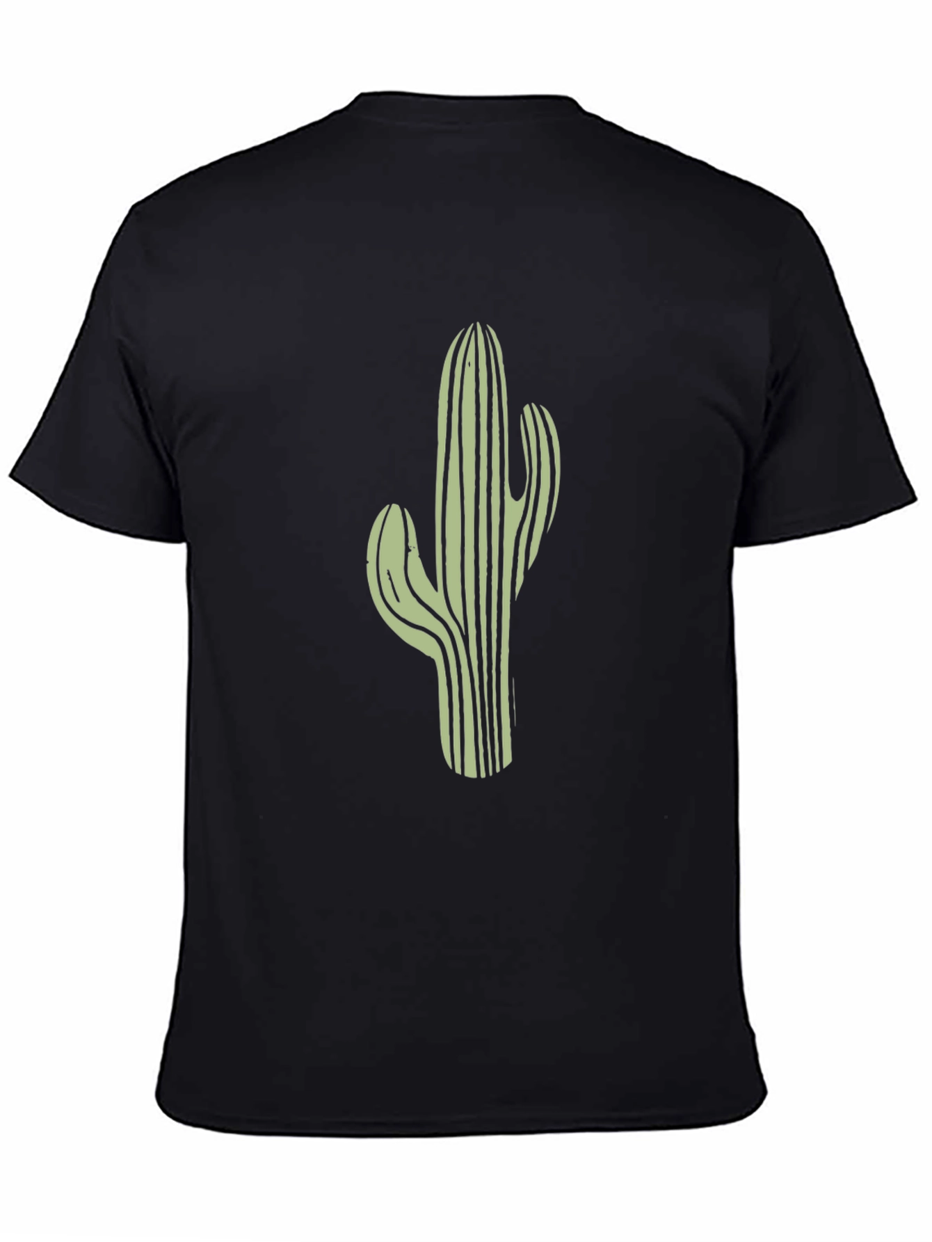 Black Cactus Graphic Tee - Desert Style view 4